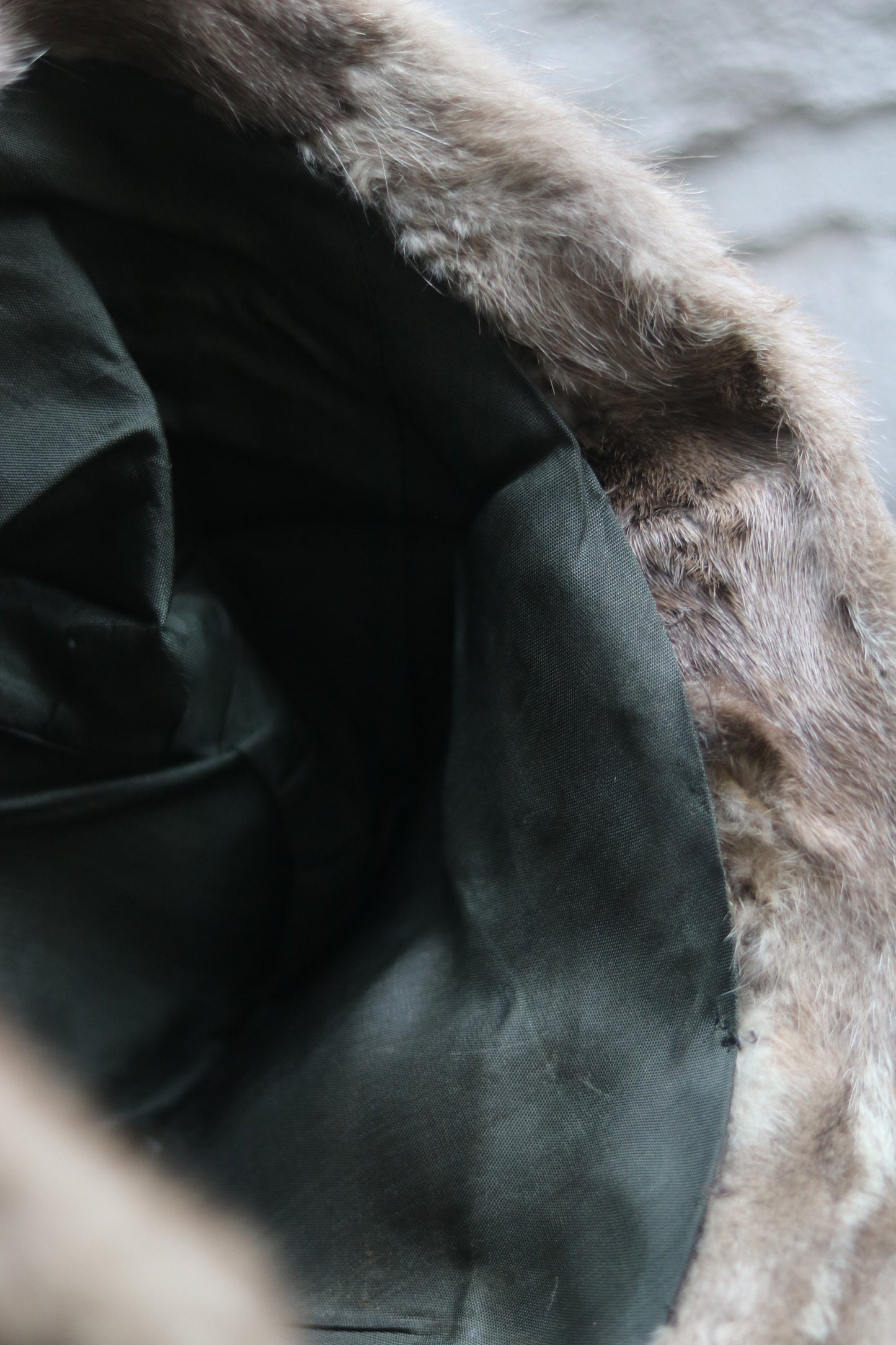 70s Fur Hat| Vintage Winter bucket Hat