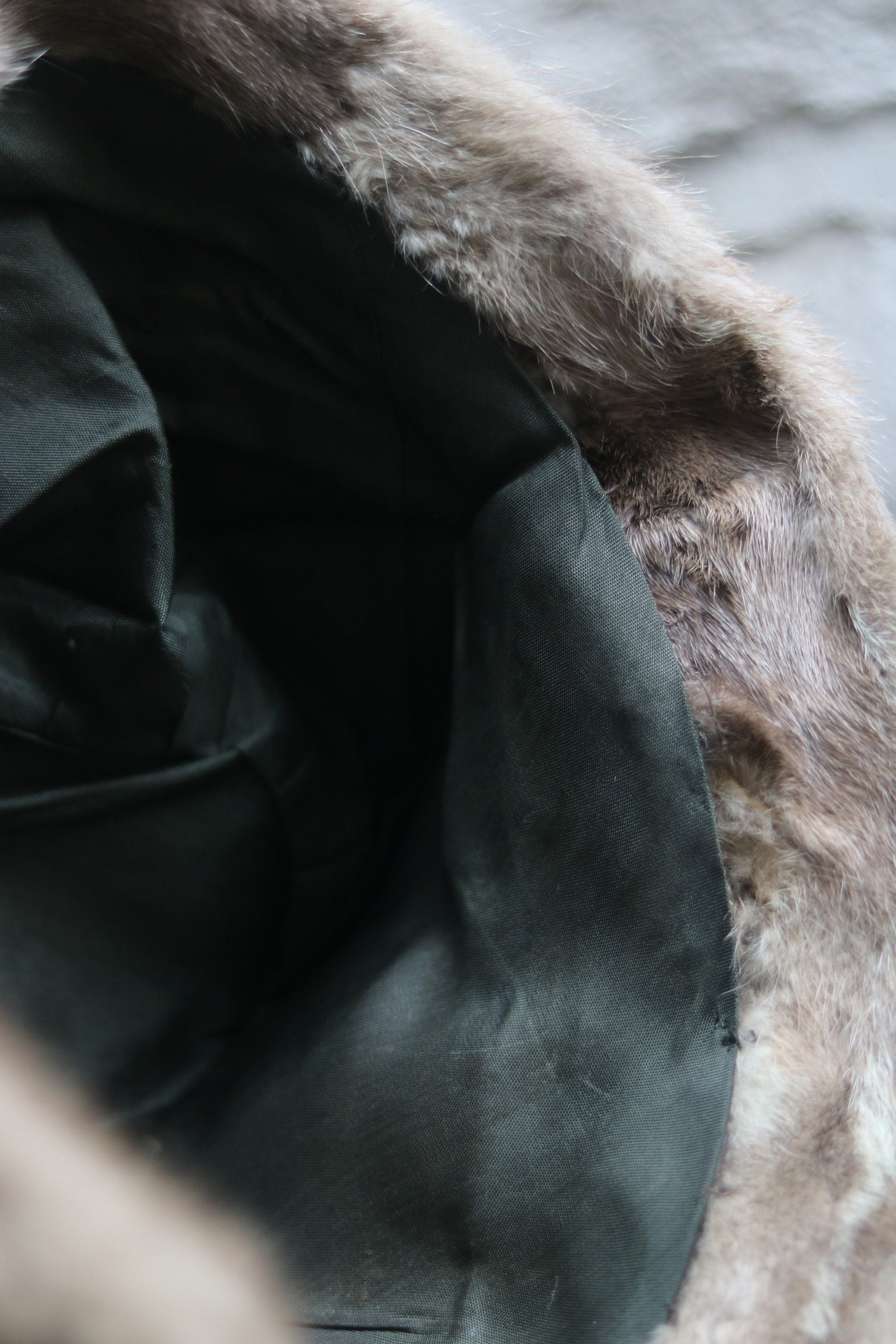 70s Fur Hat| Vintage Winter bucket Hat