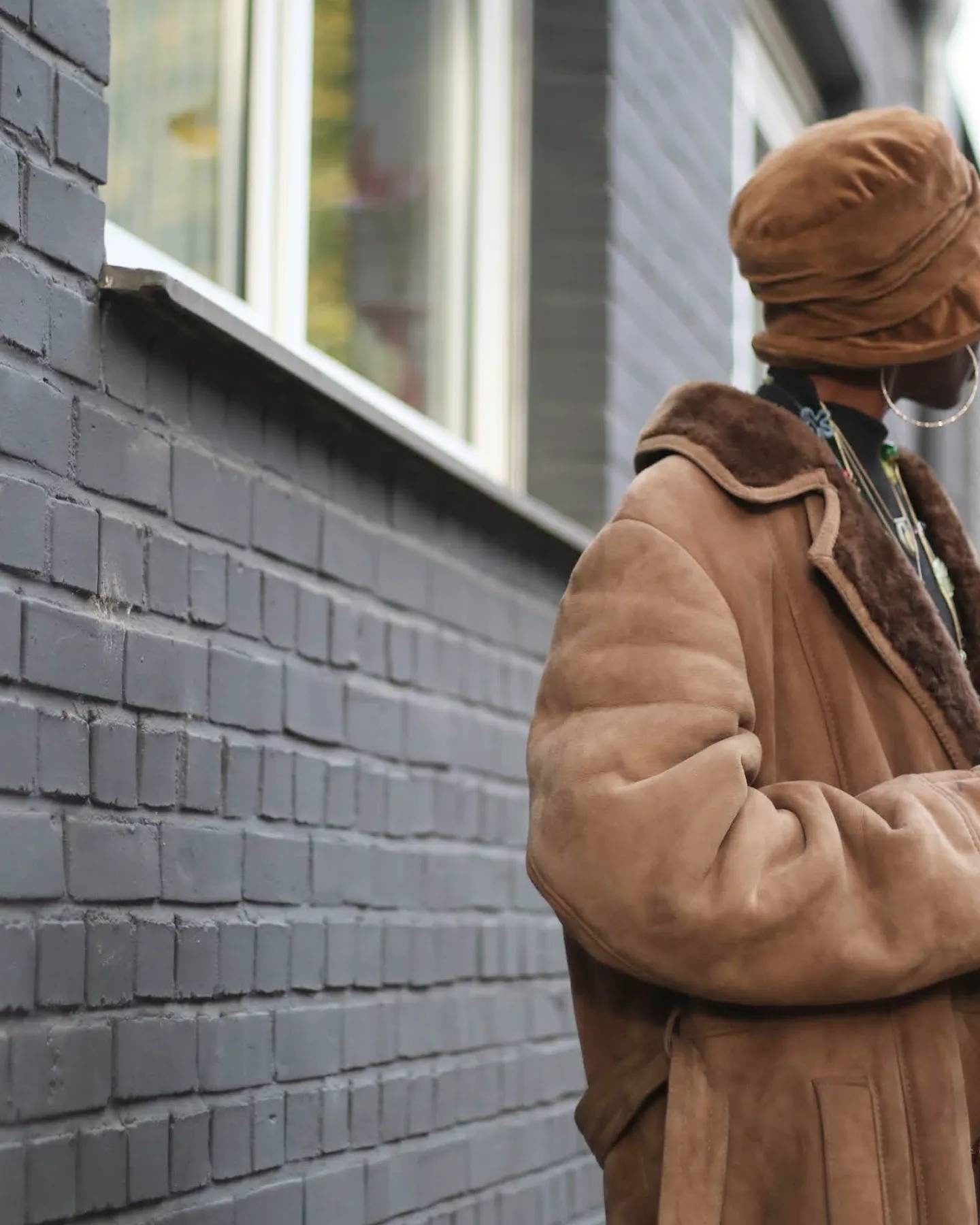80's Rupp & Taureck couture Shearling Coat | Vintage long brown heavyweight winter jacket| Unisex Winter Coat| Men's Winter Coat