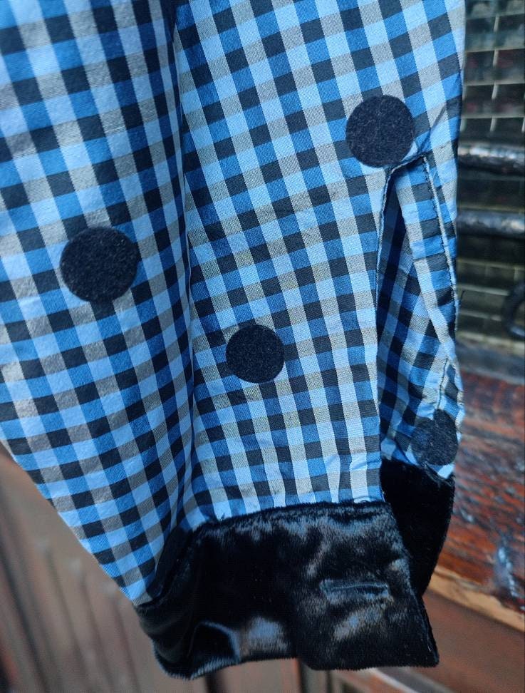 Vintage Franco Bogani Polka Dotted Blazer | 80s Blue and Black Quirky Design Made in Italy