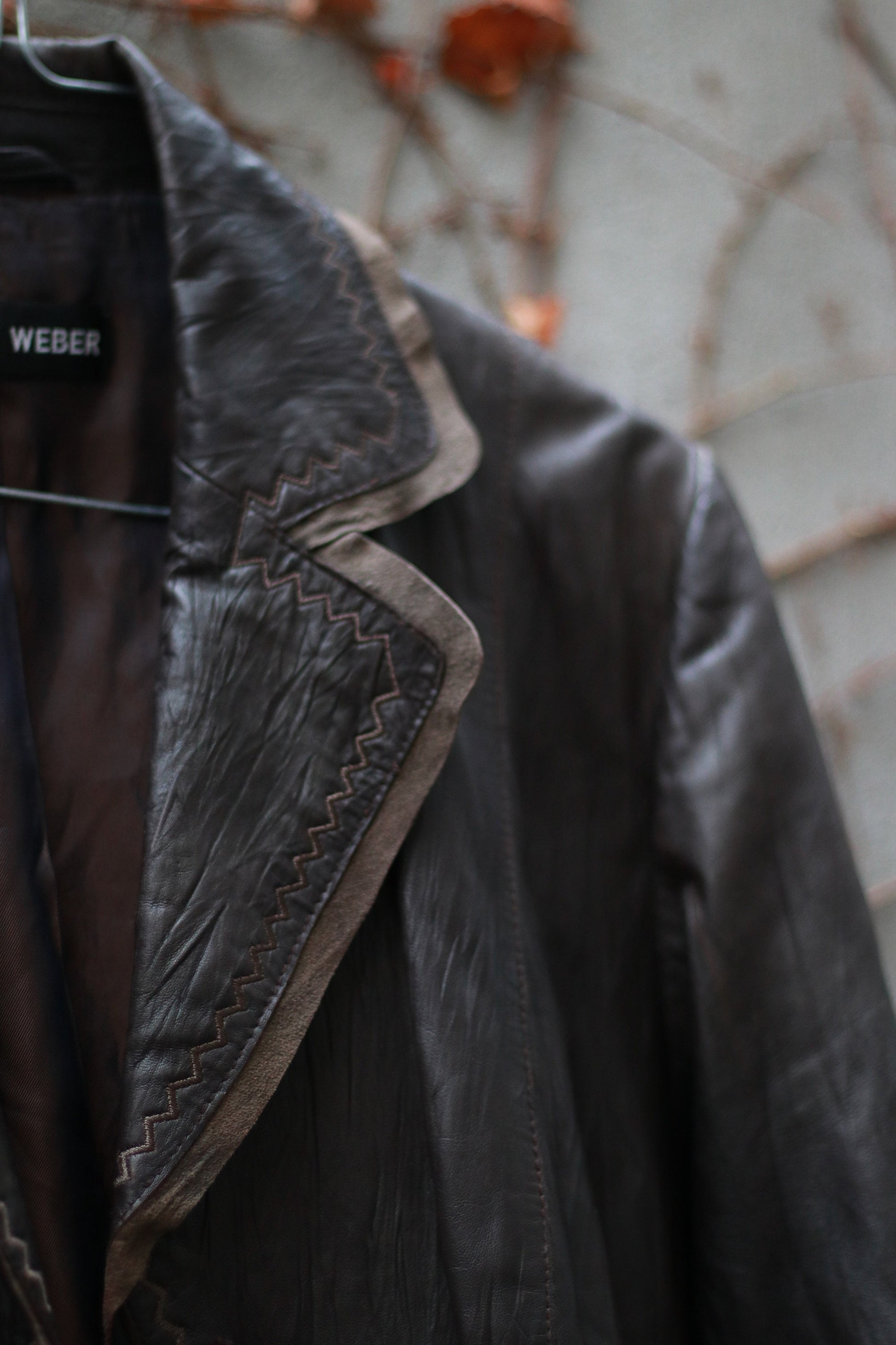 Vintage Gerry Weber Leather Coat| Light Brown lightweight leather jacket design