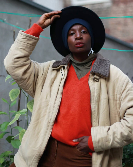 Vintage Authentic Clothing Jacket | 90s classic brown jacket with removable collar