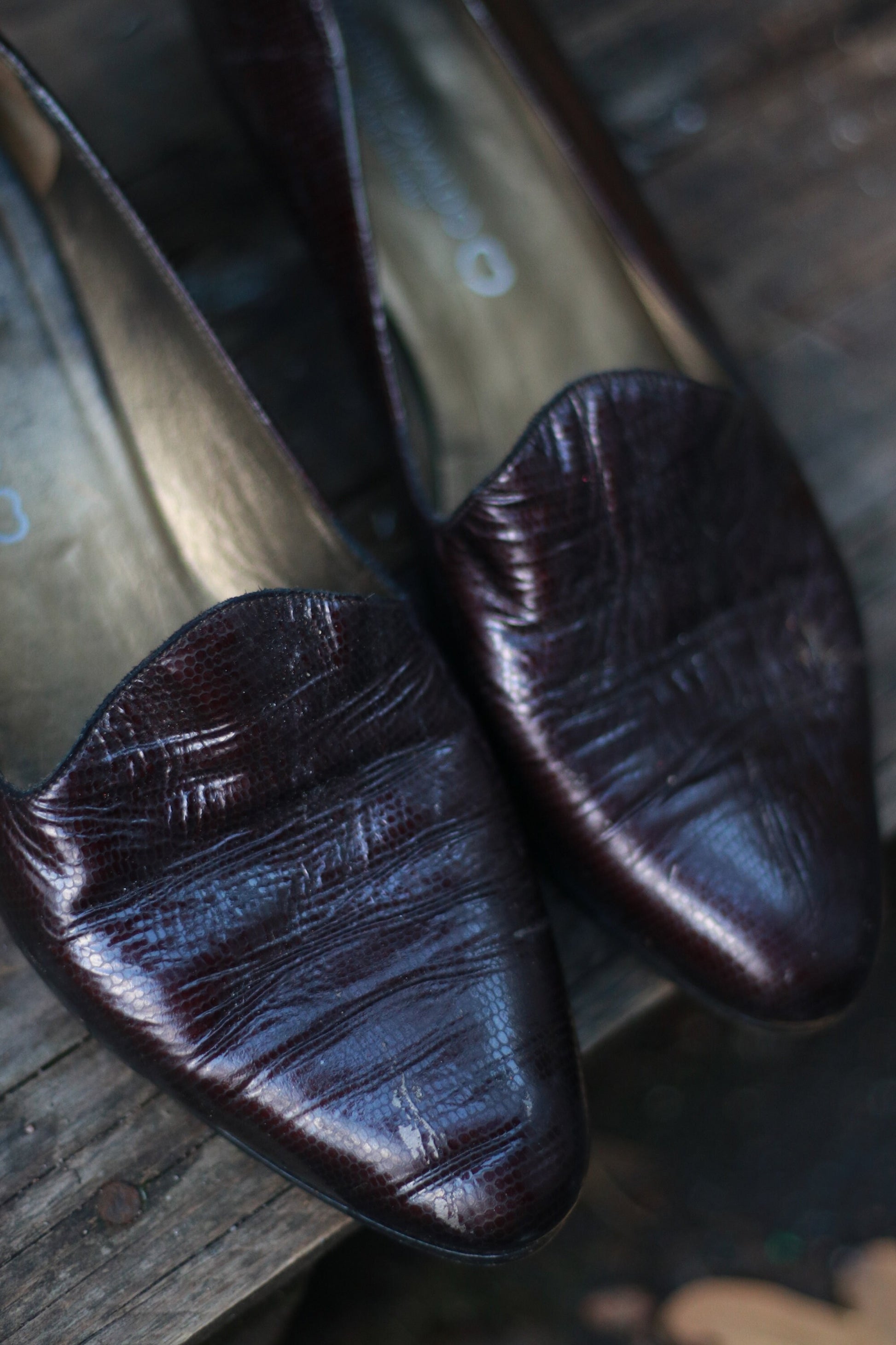 90s Martini Osvaldo Slip ins | Vintage Classic Flats Made in Italy