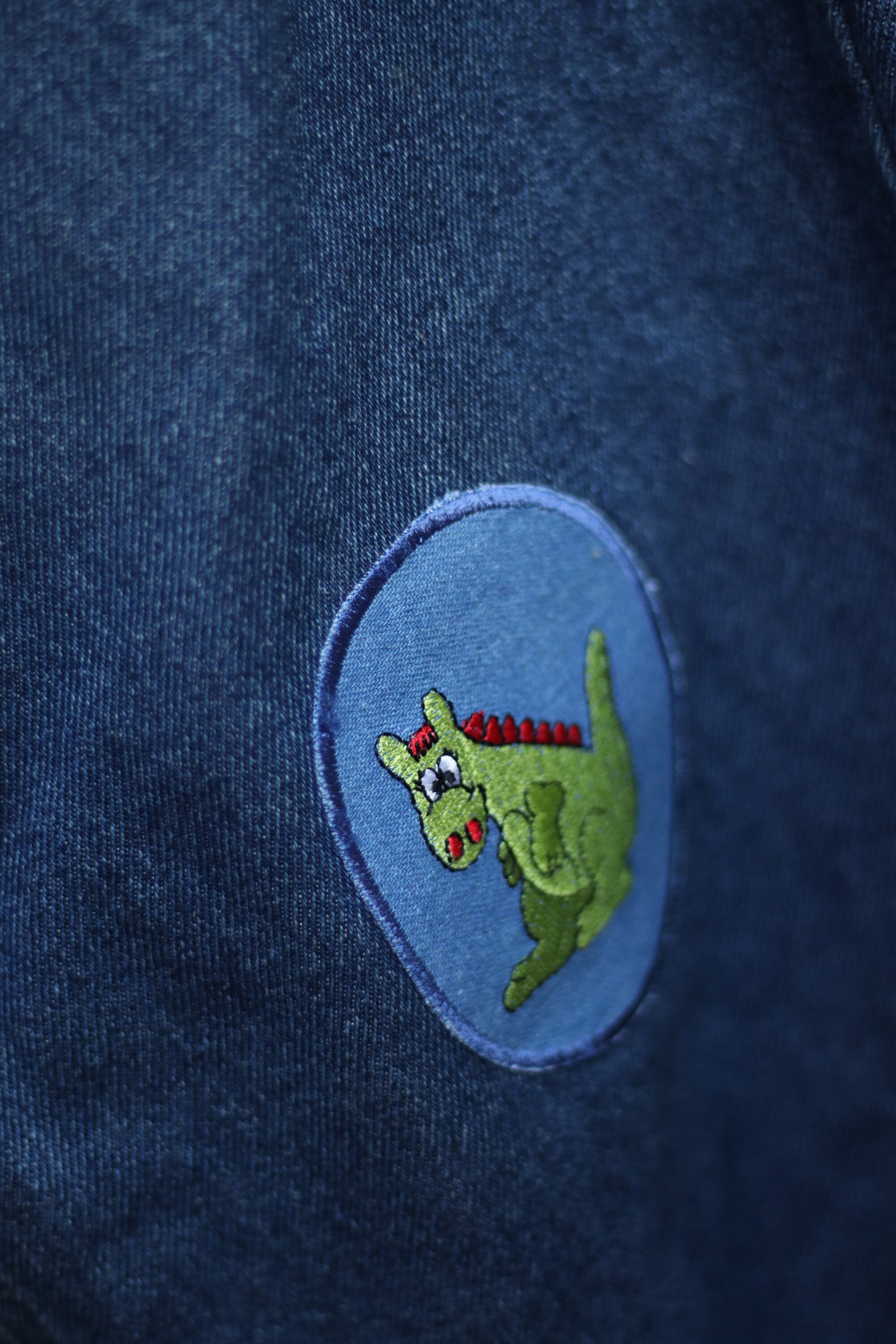 Vintage Identic denim | y2k upcycled denim with cool patches| Vintage blue jeans with quirky details