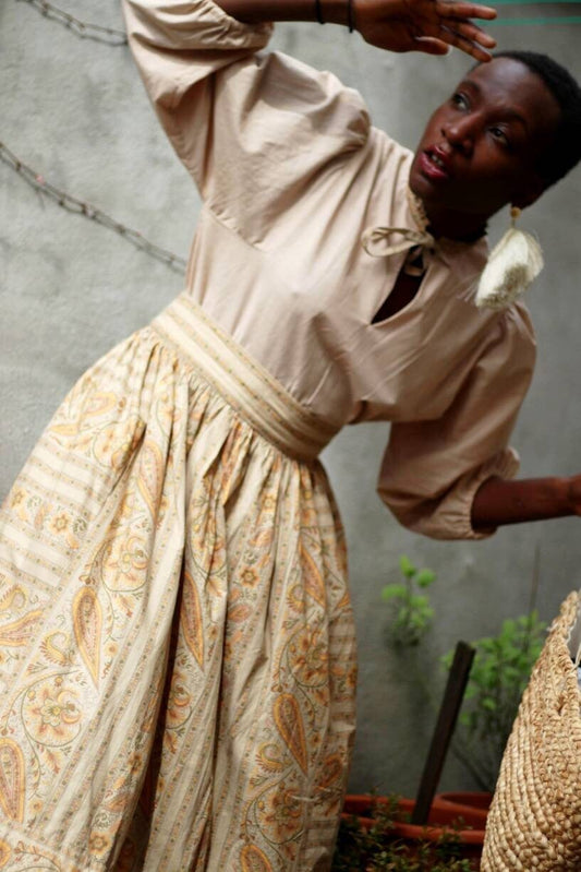 Vintage summer skirt suit| 80s summer two piece with floral print