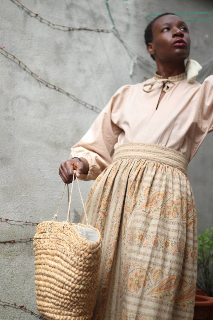 Vintage summer skirt suit| 80s summer two piece with floral print