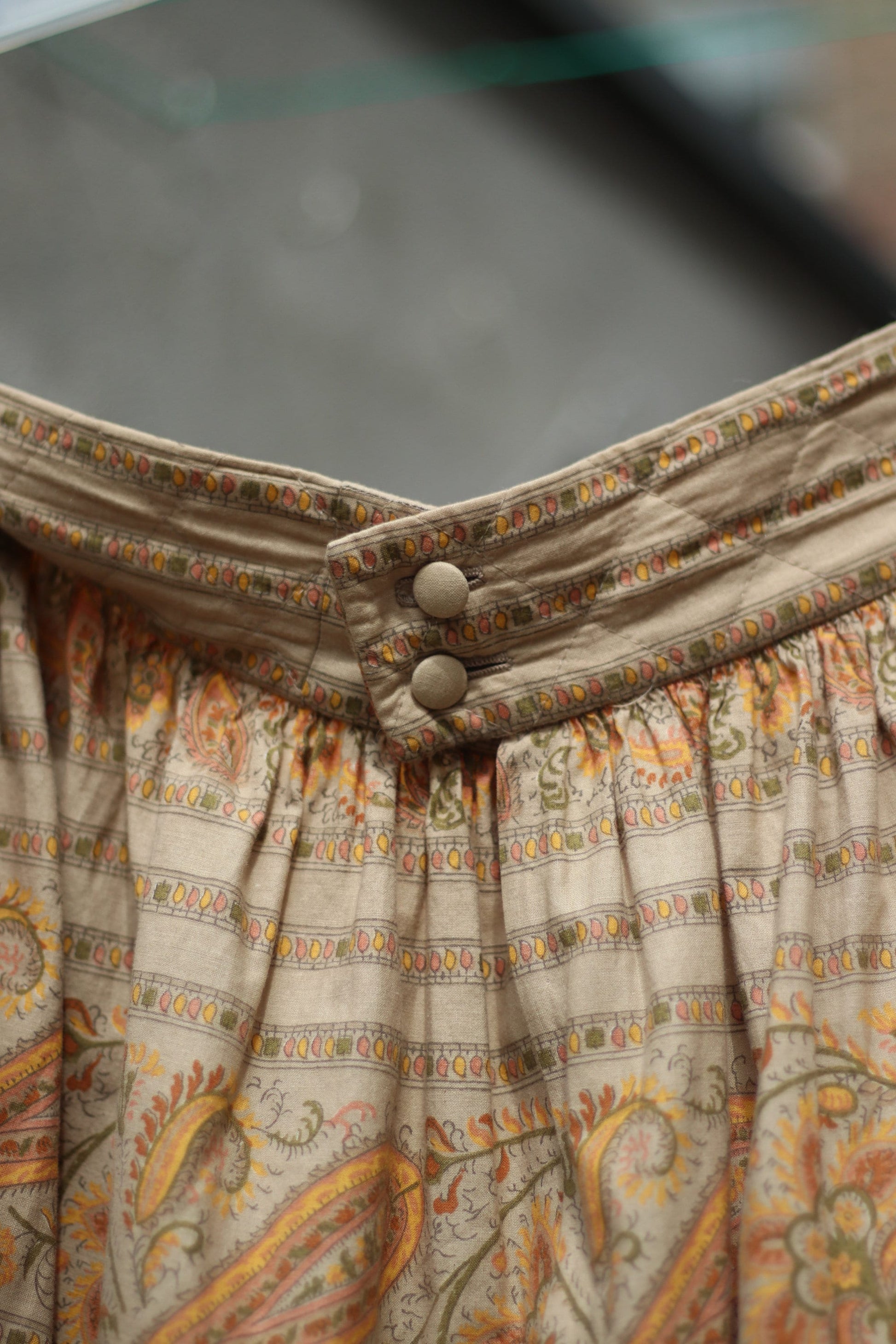 Vintage summer skirt suit| 80s summer two piece with floral print