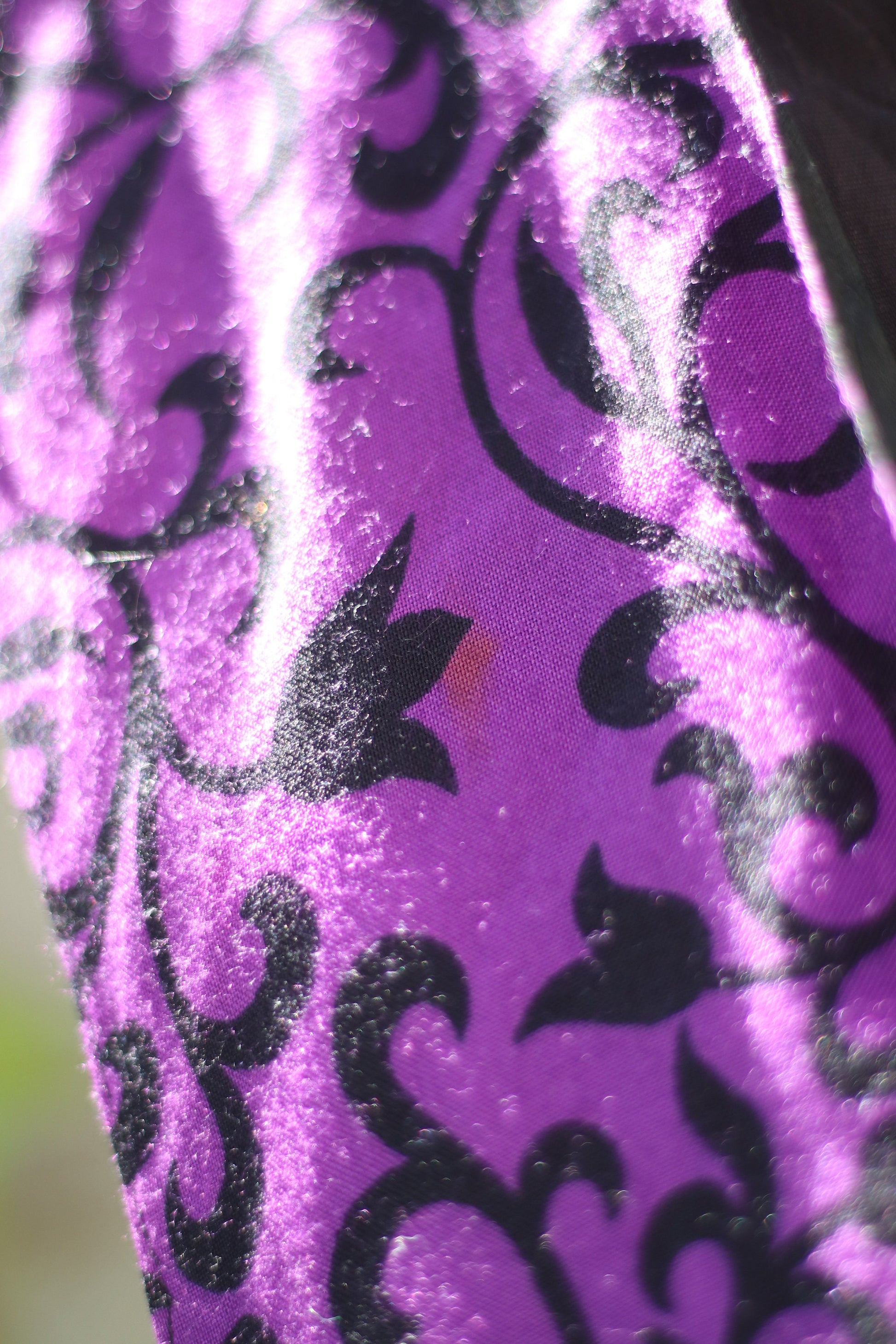 90s Floral print Vest| Vintage Boho chic purple and black vest| Maximalist black Summer vest