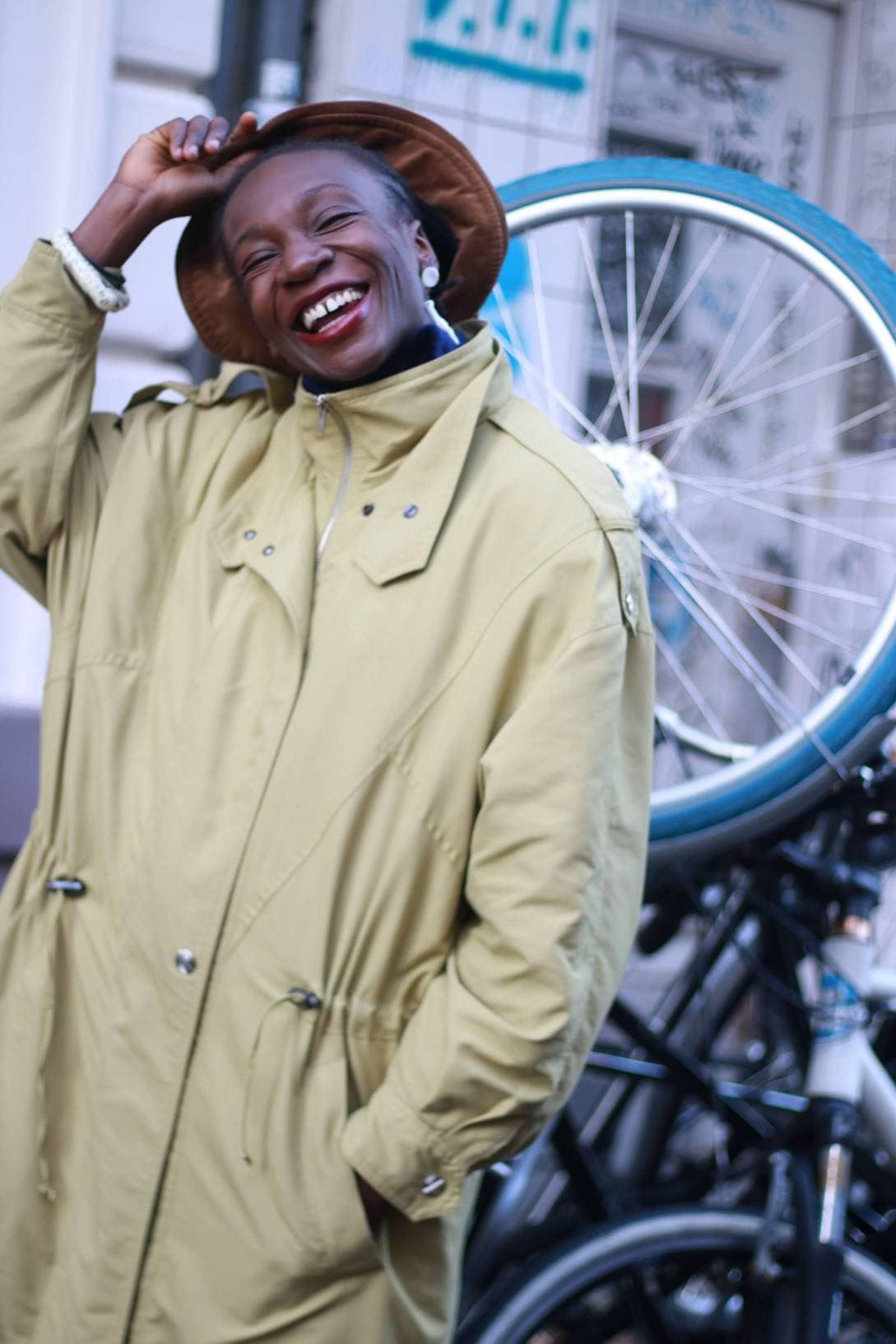 Vintage Basiano Light coat | y2K Minimalist light green jacket| Classic women's parka coat| Unisex streetwear jacket