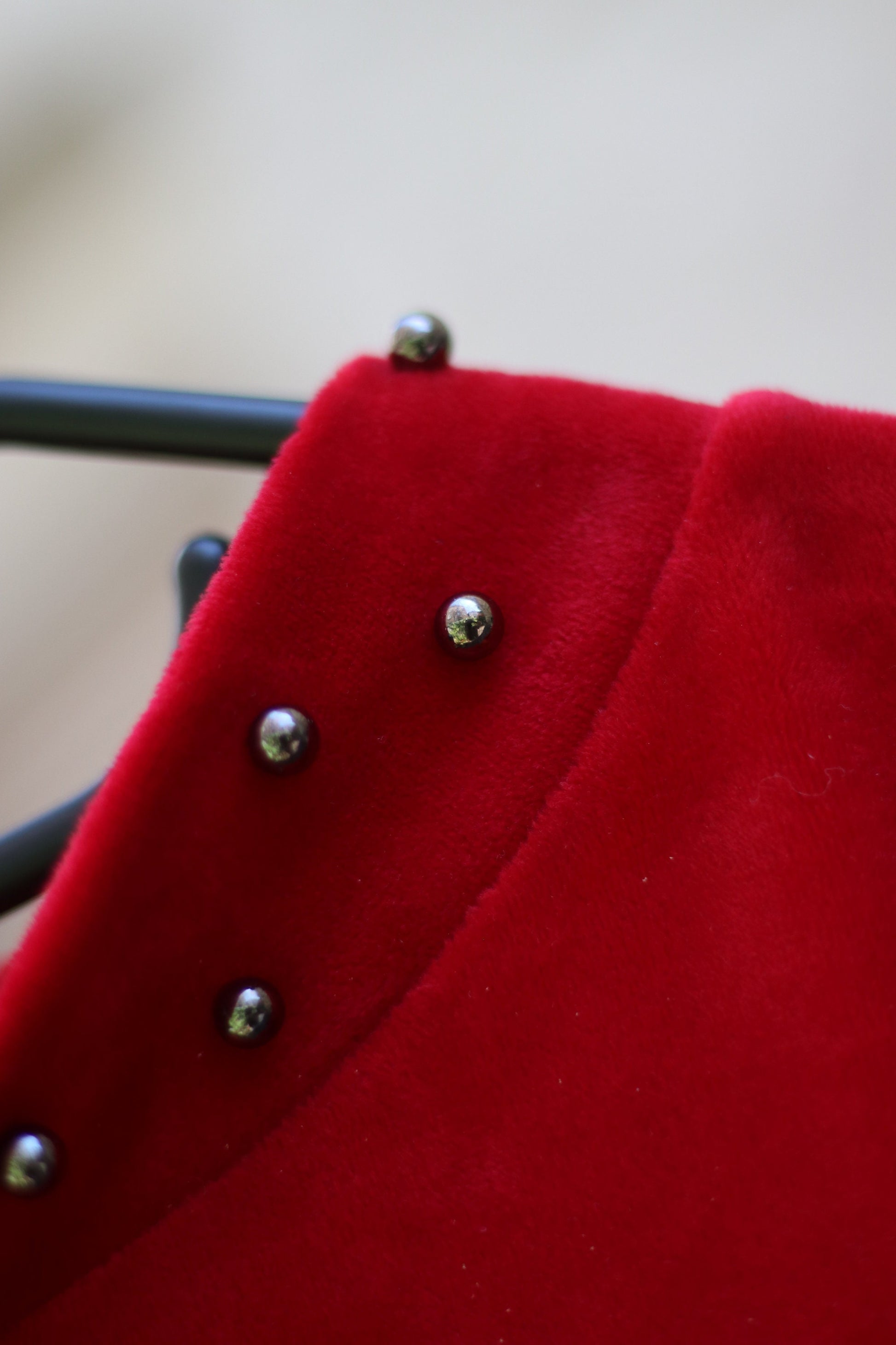 Vintage Gothic Top| y2k red velvet optic short sleeved blouse| Opulent Dark Glamour Design Chic