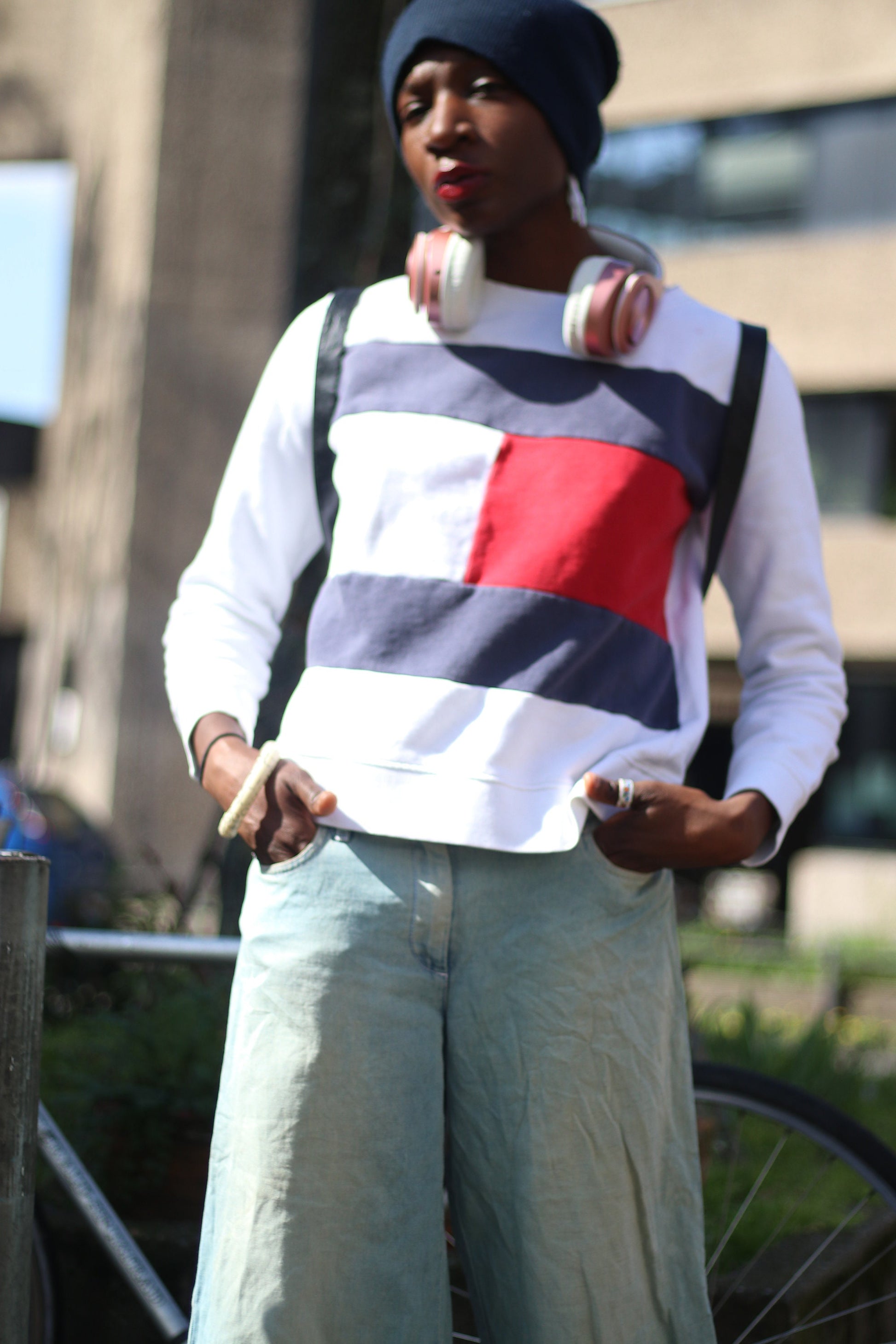 y2k Tommy Hilifiger sweatshirt Vintage crew neck sweater