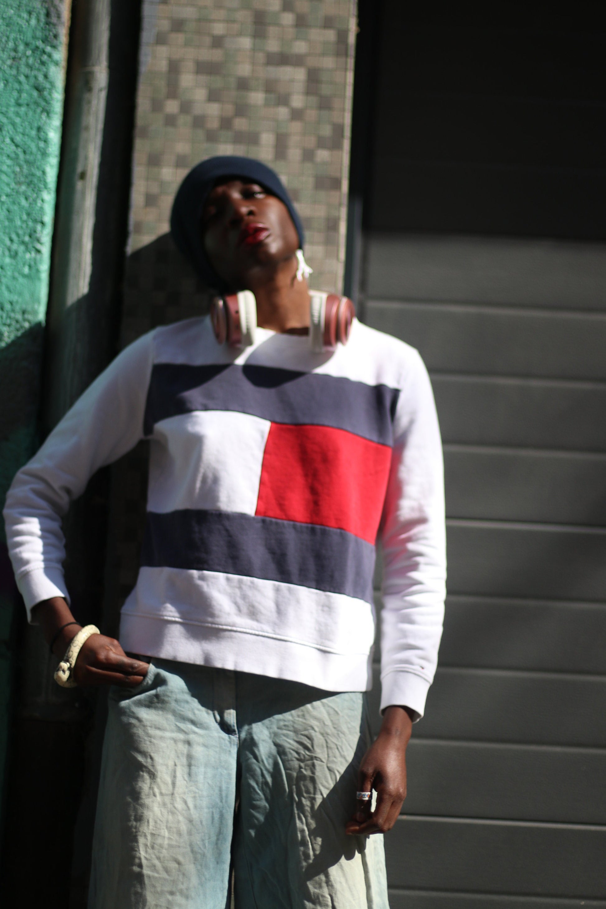 y2k Tommy Hilifiger sweatshirt Vintage crew neck sweater