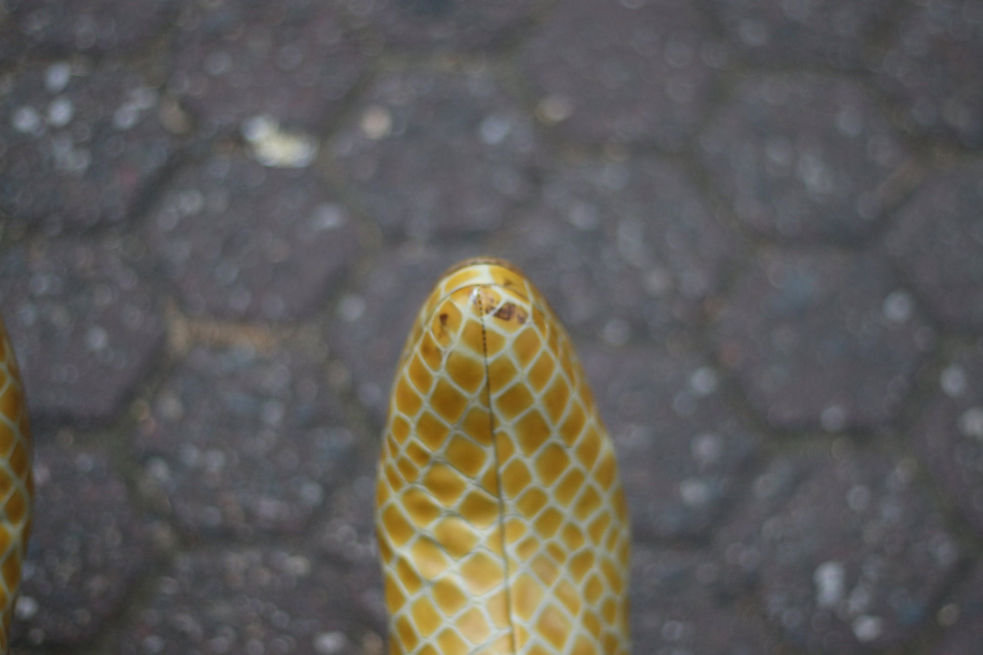 y2k yellow boots | Faux leather shoes| Fashionable Statement Shoes | Minimalist Avantgarde heeled boots