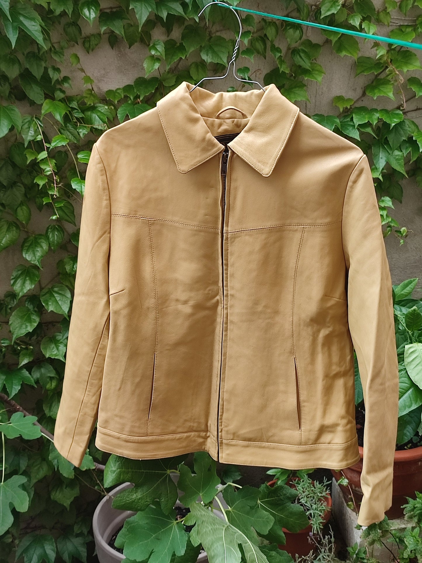 Bandfield Leather Coat in Brown| Vintage Tailored Leather Coat | 90s Sleek Minimalistic Outerwear | Capsule Collection Coat