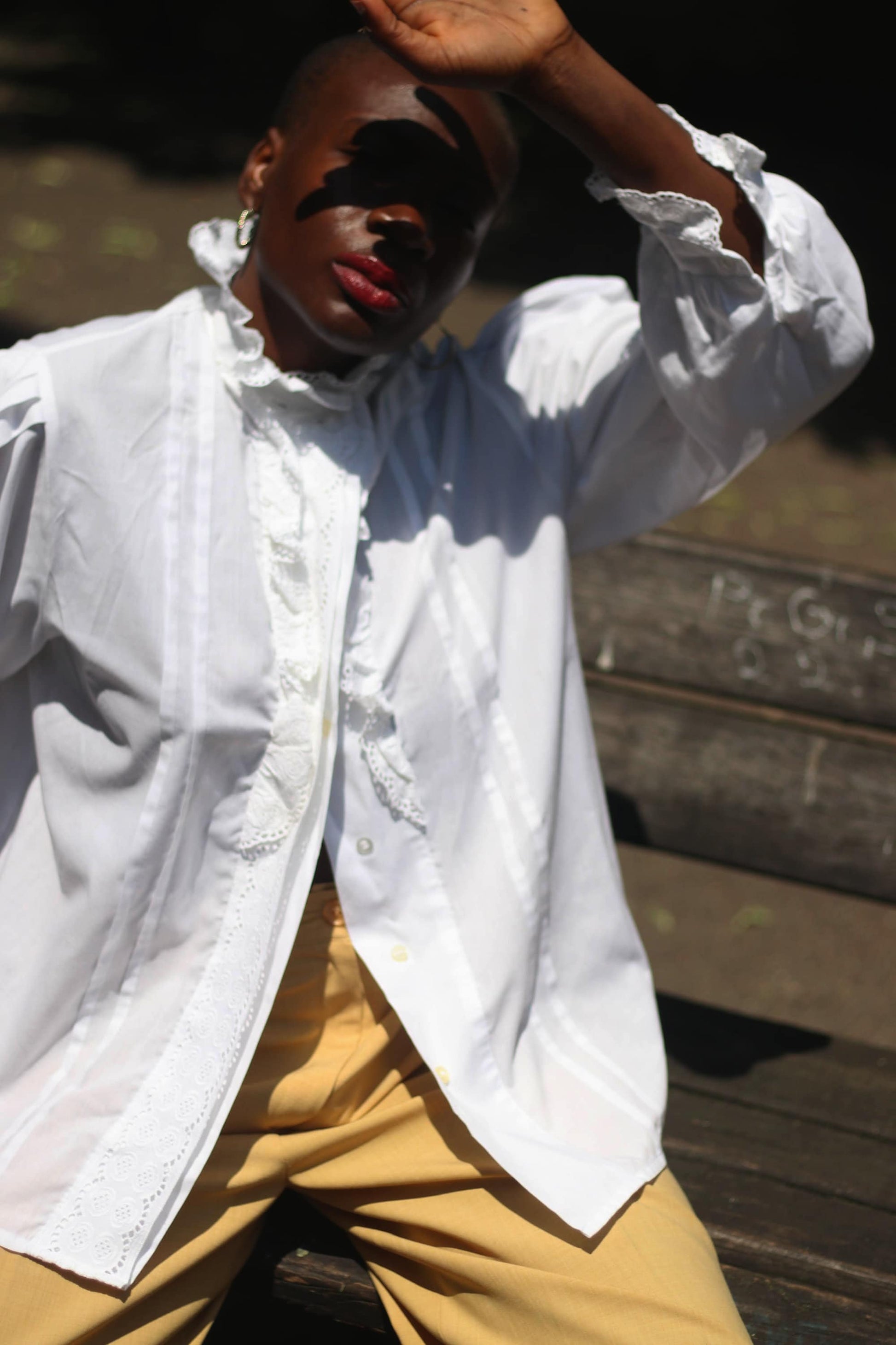 Vintage Cottage Core Blouse | 70s Summer Blouse in White with Feminine Details|Alphorn traditional trachtenmode shirt
