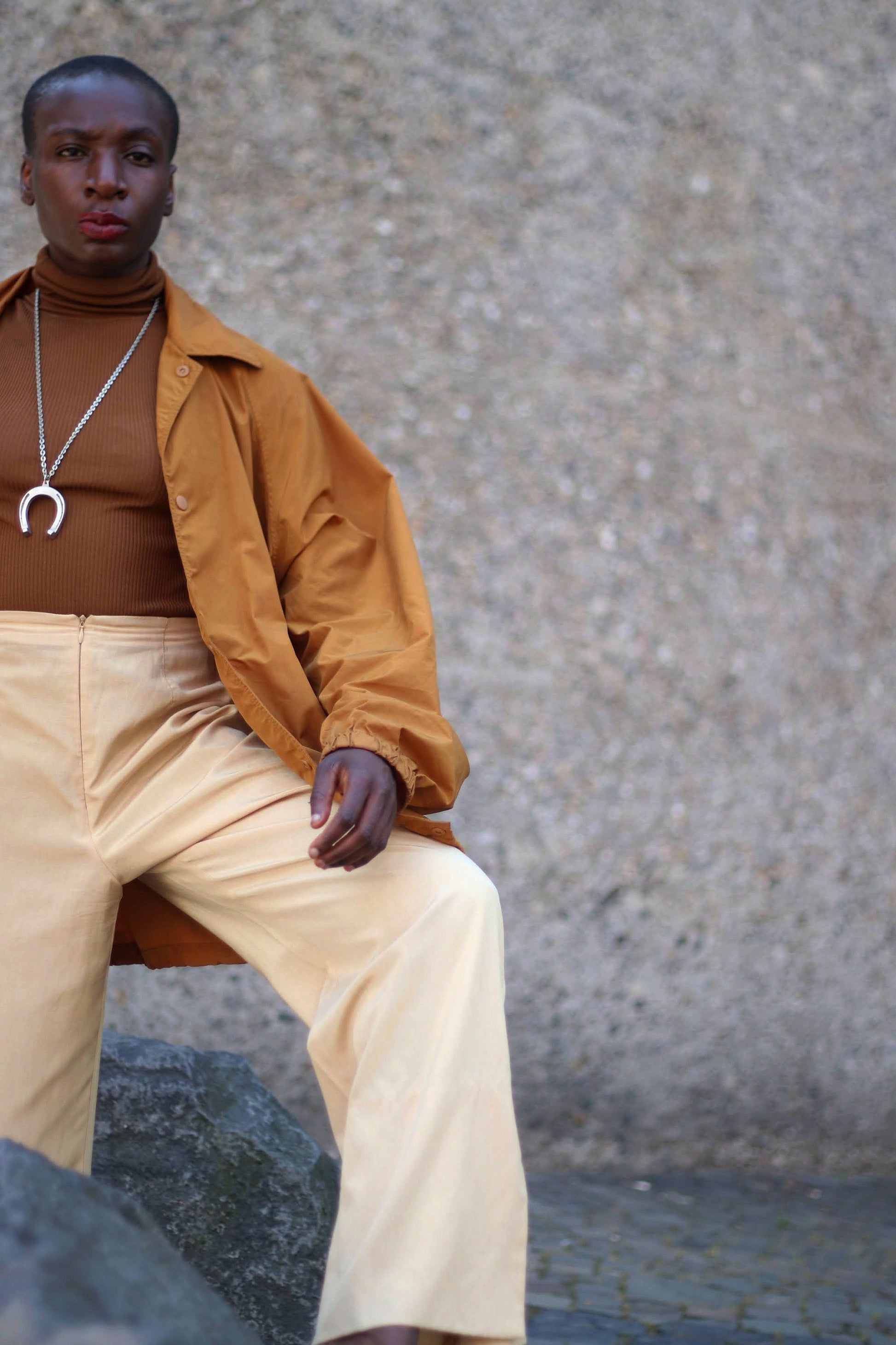 Vintage Linea tesini trousers| Linen blend beige pants| y2k minimalist pants| Capsule wardrobe essential