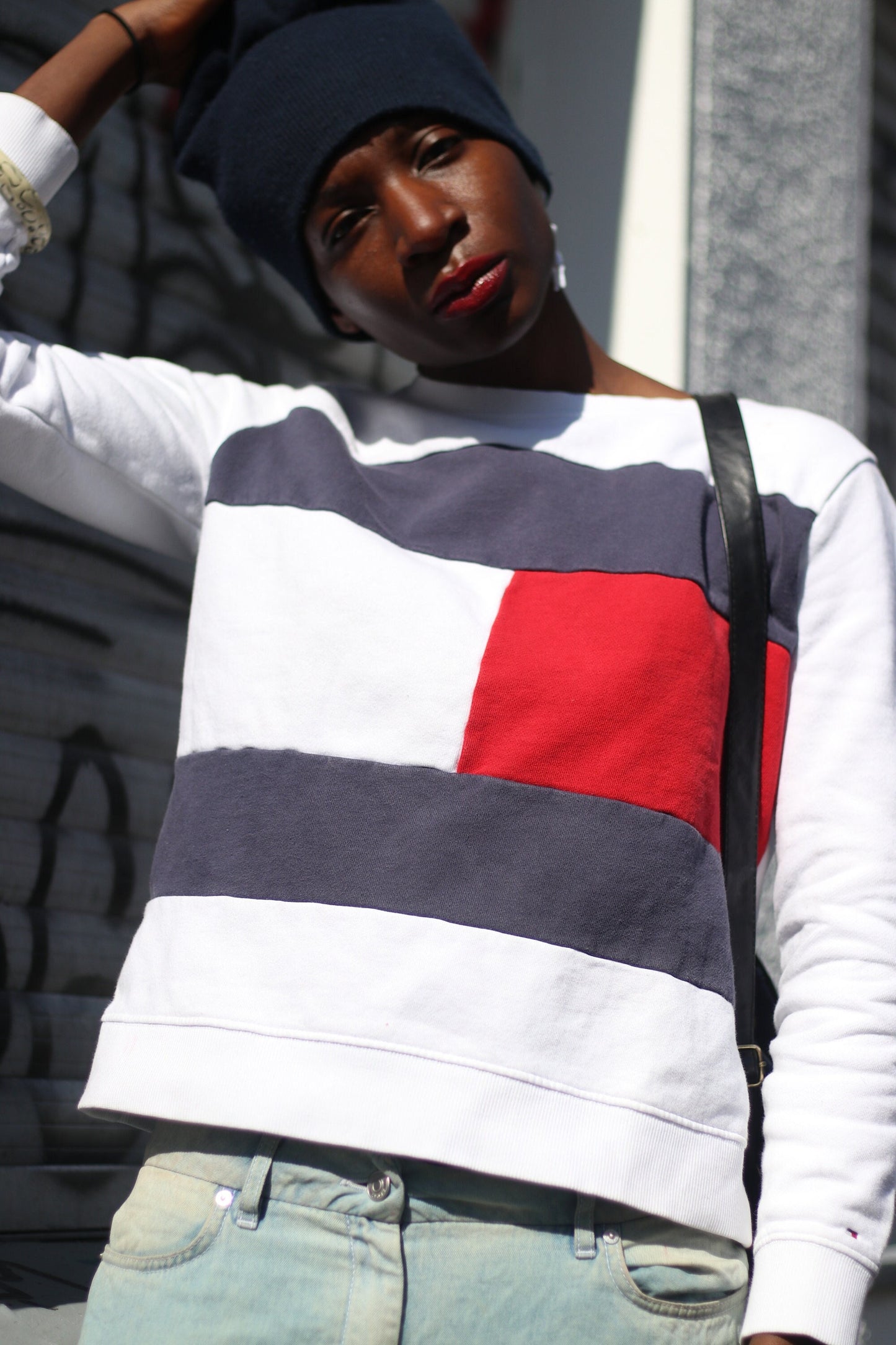 y2k Tommy Hilifiger sweatshirt Vintage crew neck sweater