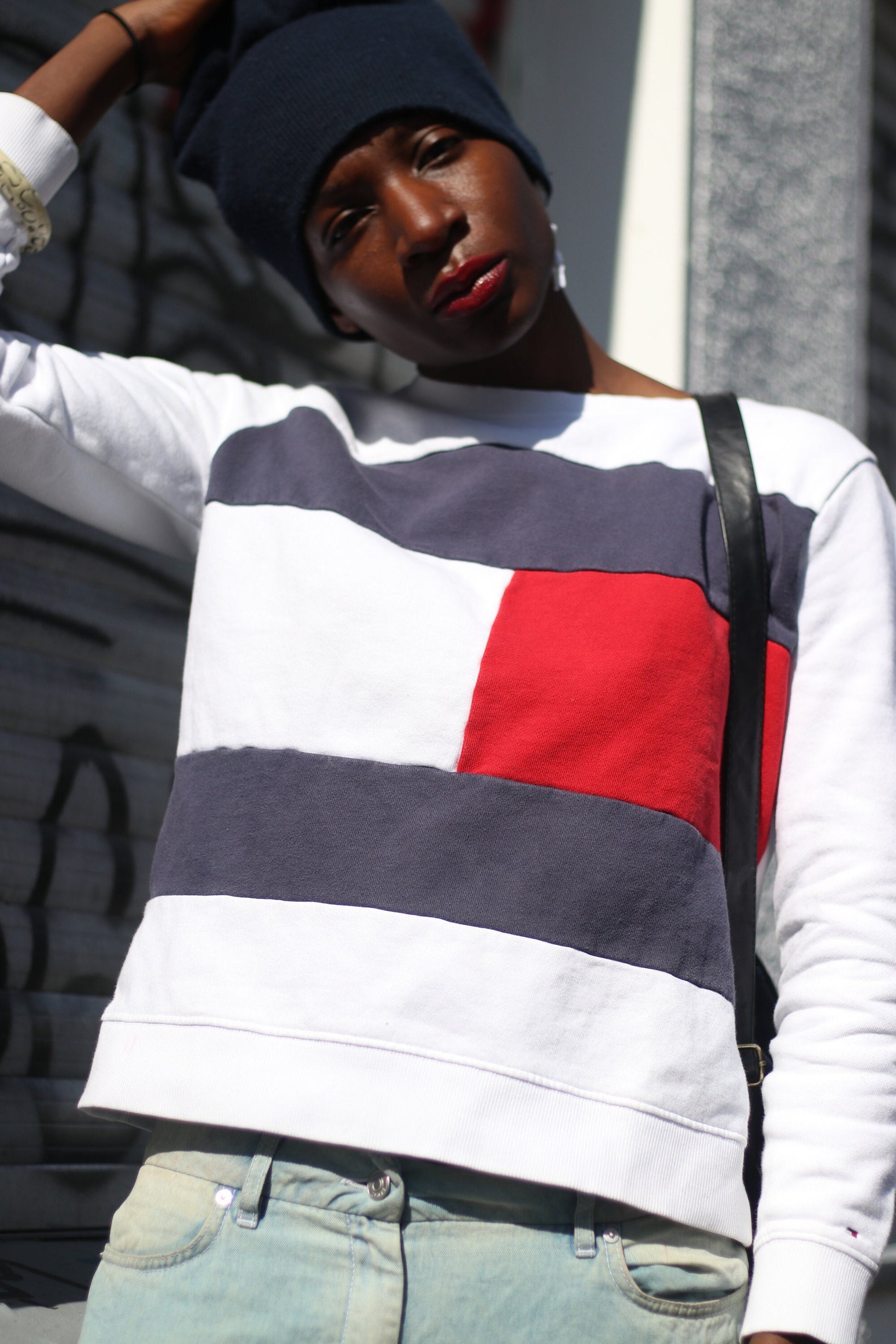 y2k Tommy Hilifiger sweatshirt Vintage crew neck sweater