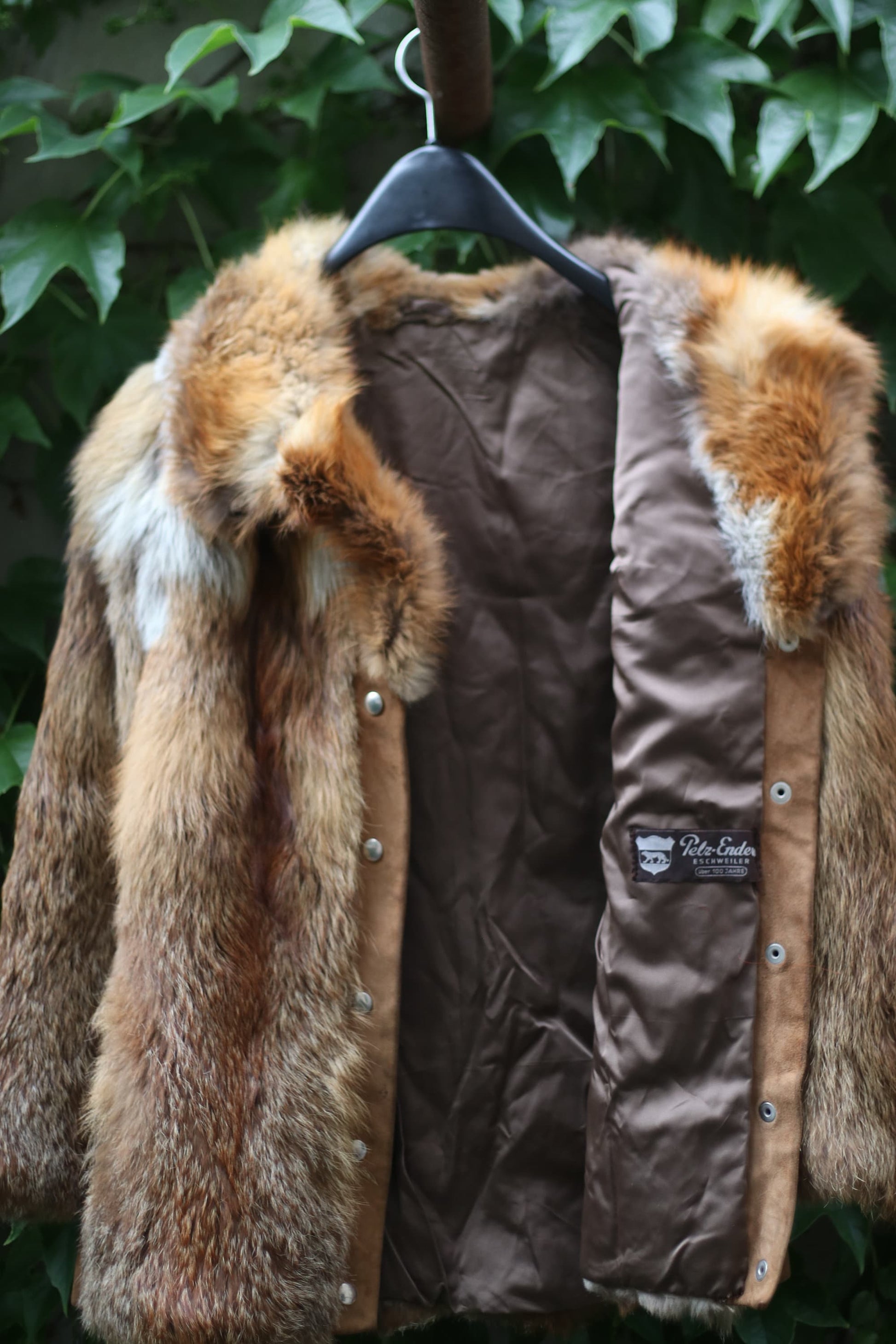 70s Fur Coat| Vintage Luxurious Real fur jacket | Pelz Enders Eschweiler brown Fur Winter Coat