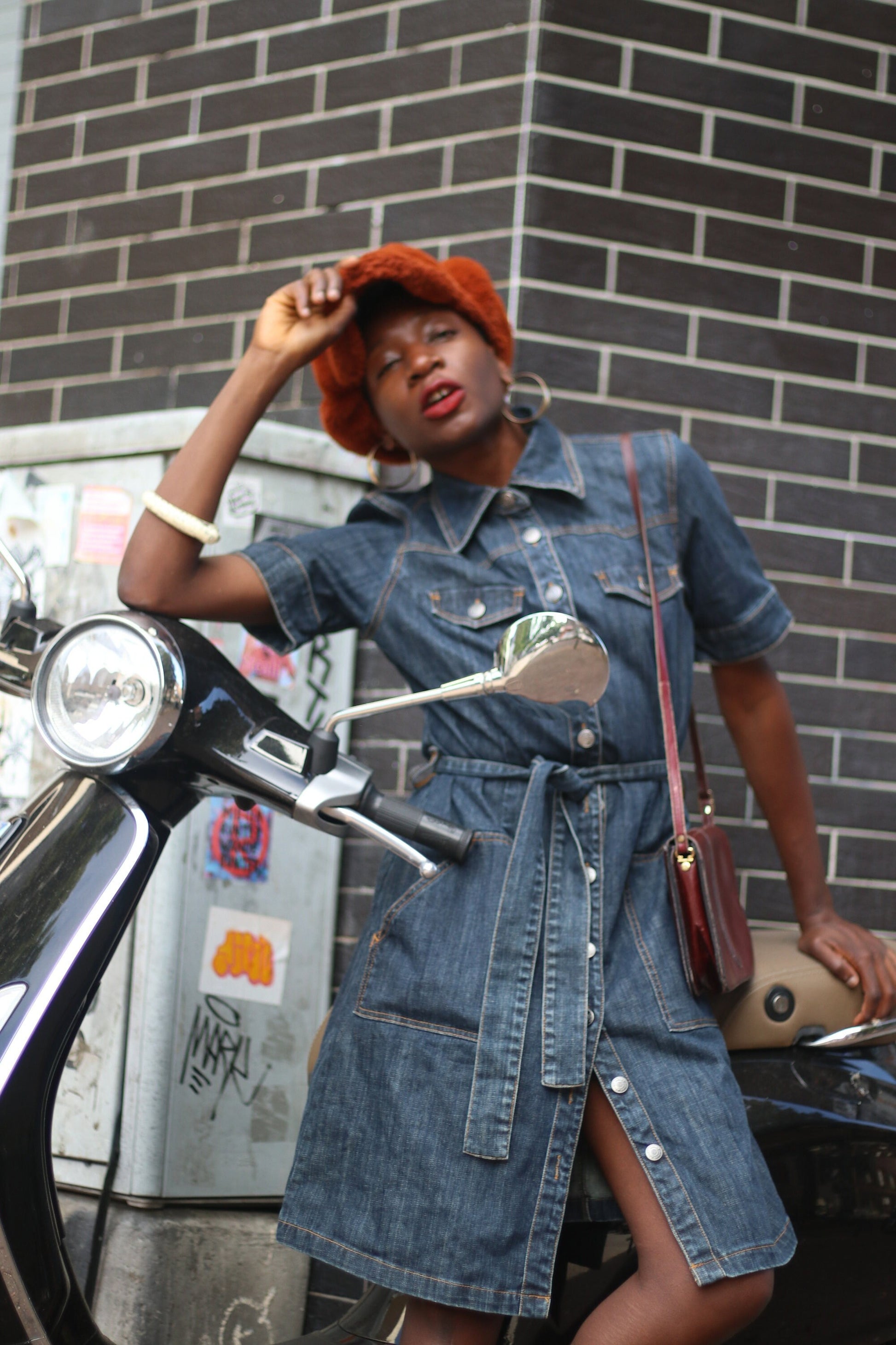 90s Blue Denim Dress