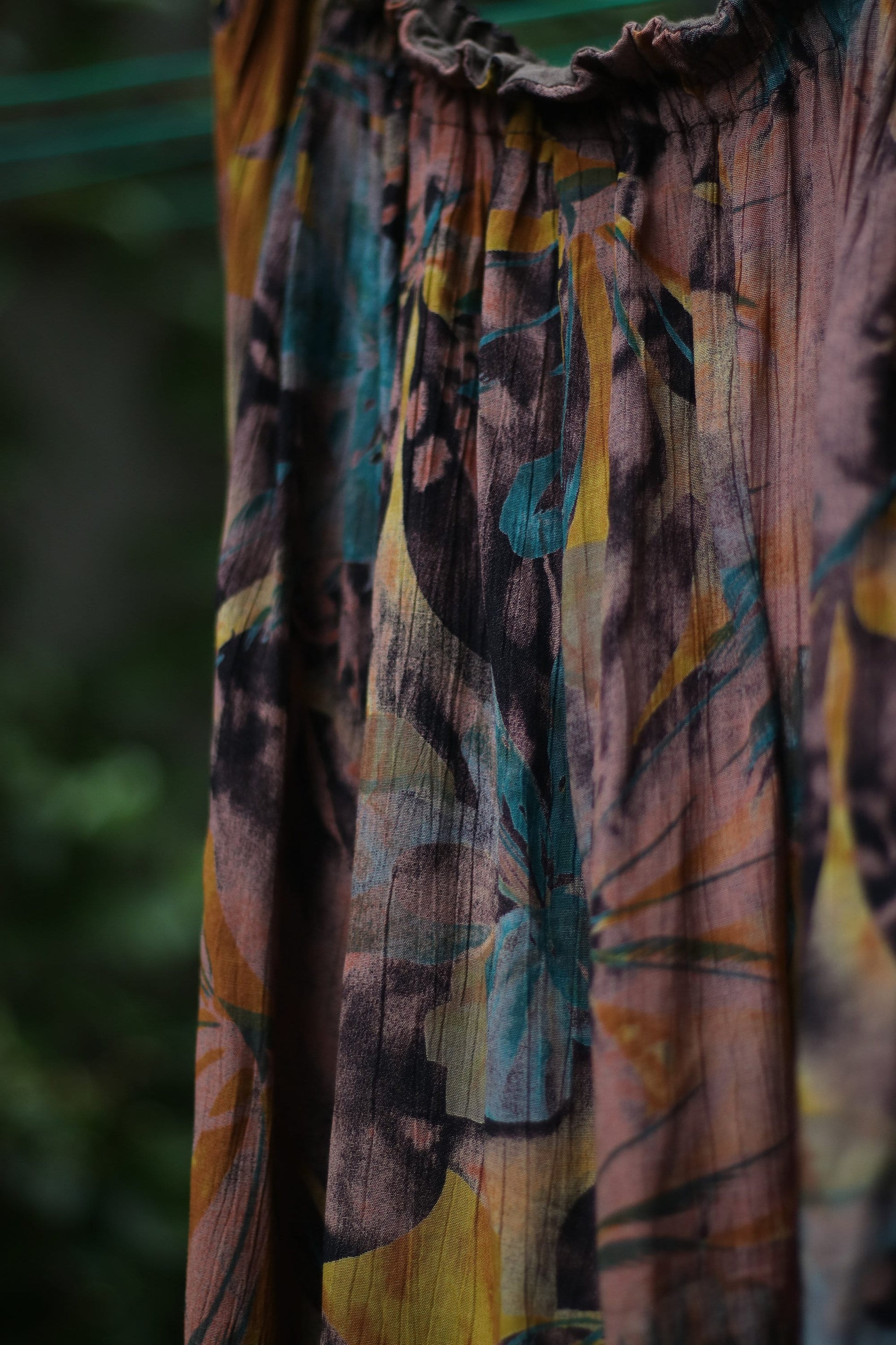 Vintage Floral Harem like Pants| Handmade multicoloured Summer trousers with elasticated waist