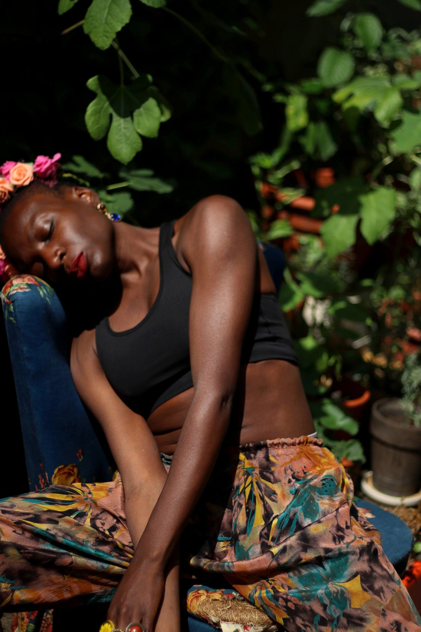 Vintage Floral Harem like Pants| Handmade multicoloured Summer trousers with elasticated waist