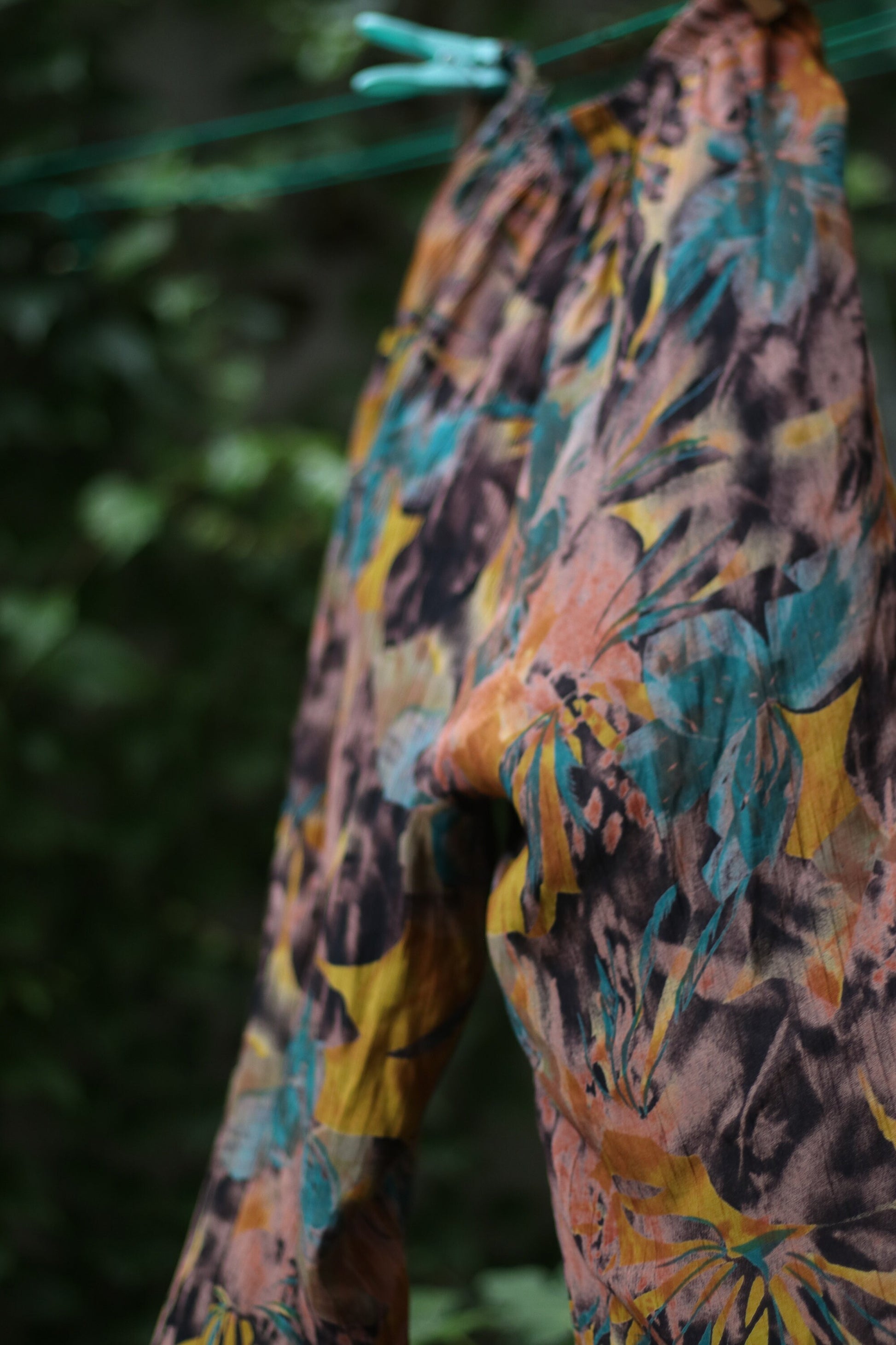 Vintage Floral Harem like Pants| Handmade multicoloured Summer trousers with elasticated waist