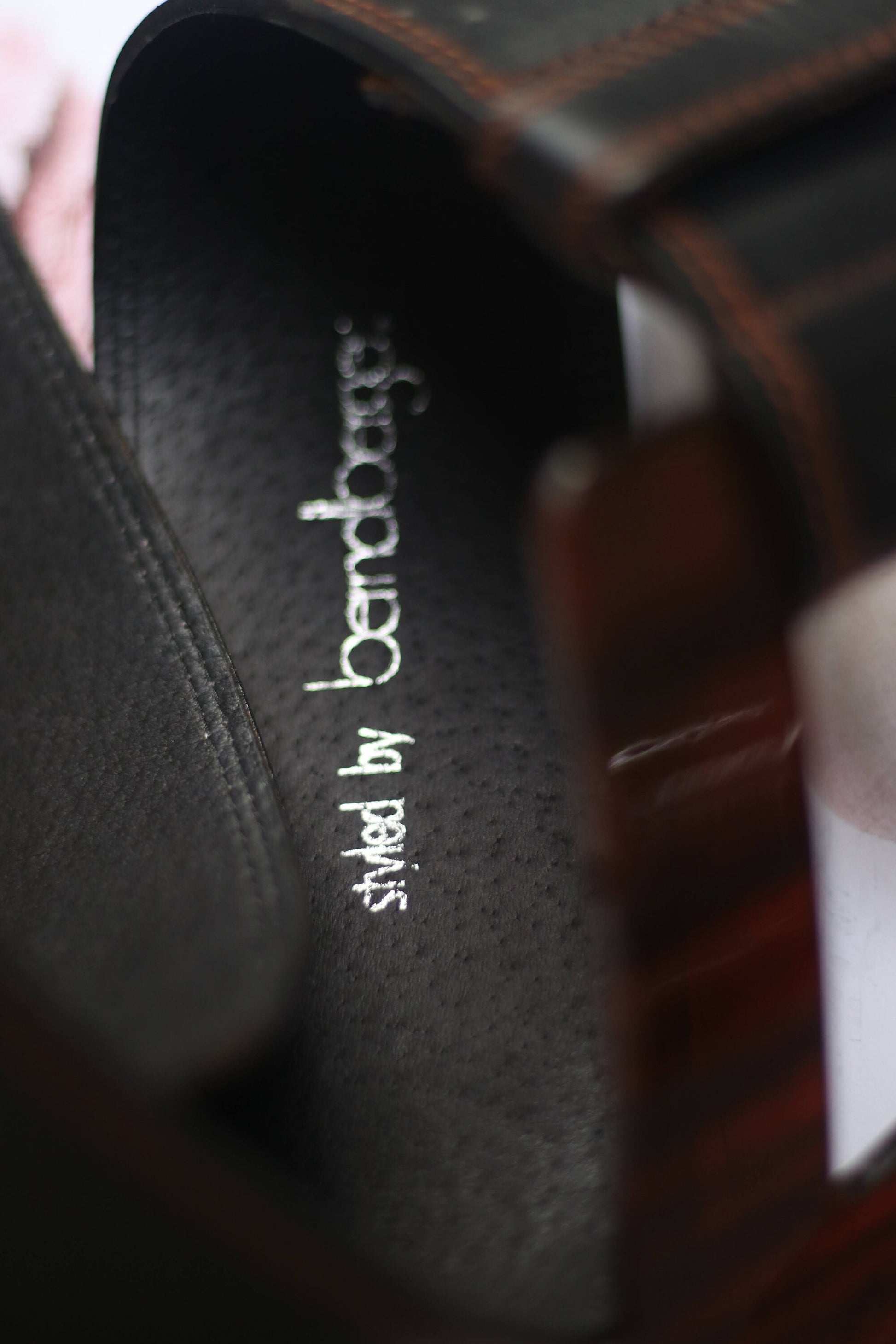 90s Bernd Berger Black leather Belt| Black waist belt |Oversized statement belt with brown buckle