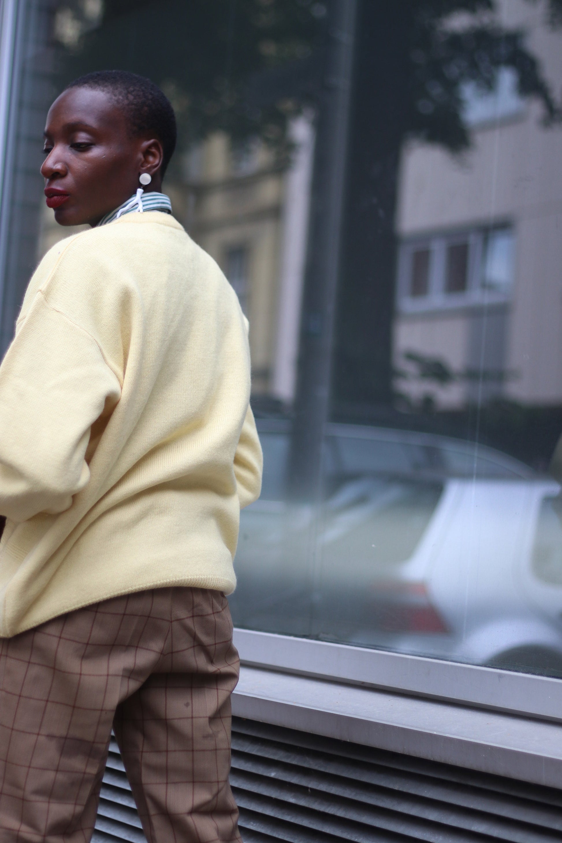 Vintage Frank Alex knit Sweater| 90s Woolen Winter Chic white sweater | Handknit long sleeved sweater