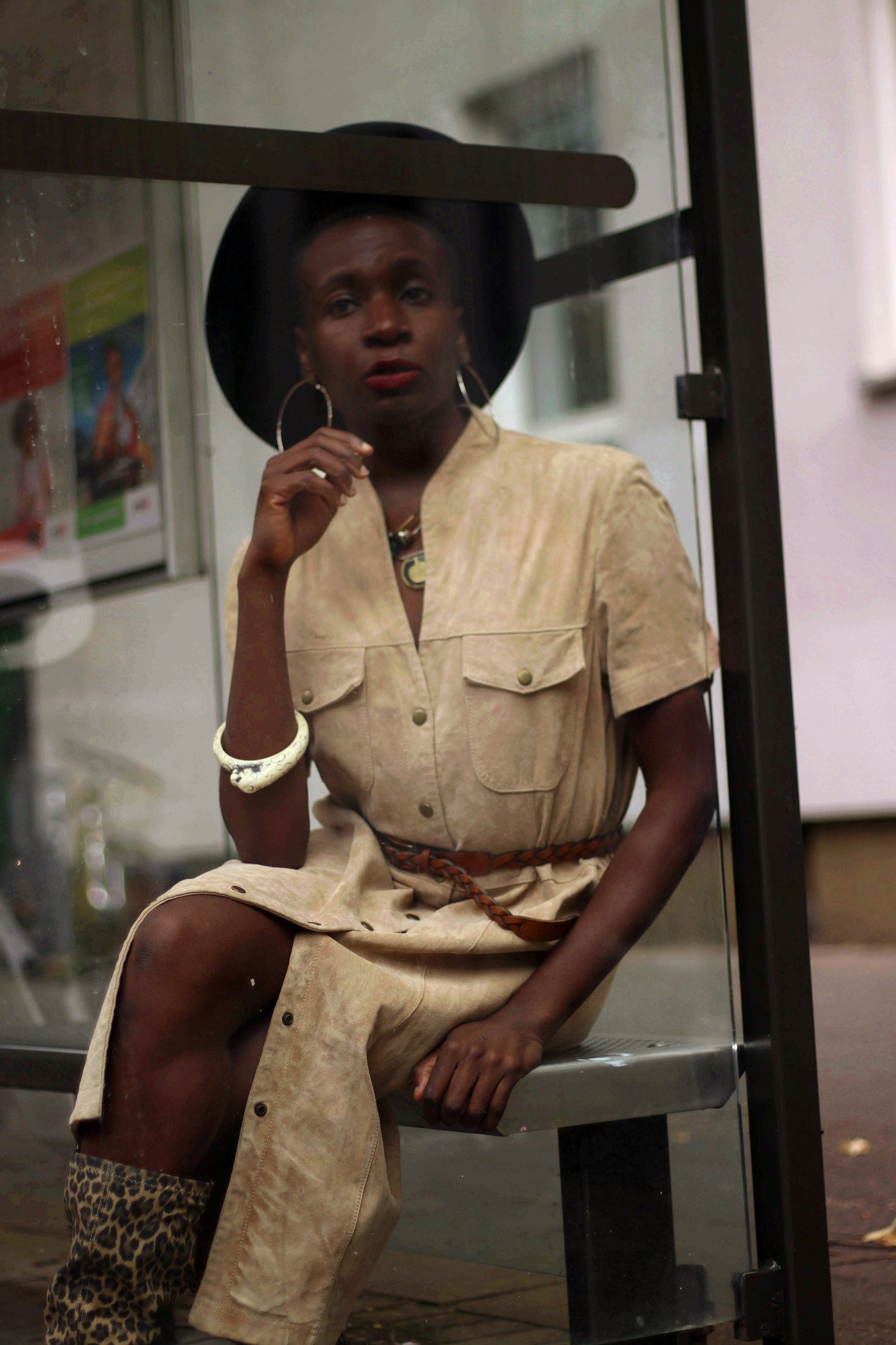 90s suede dress| Vintage classic brown minimalist dress| Capsule wardrobe buttoned down dress