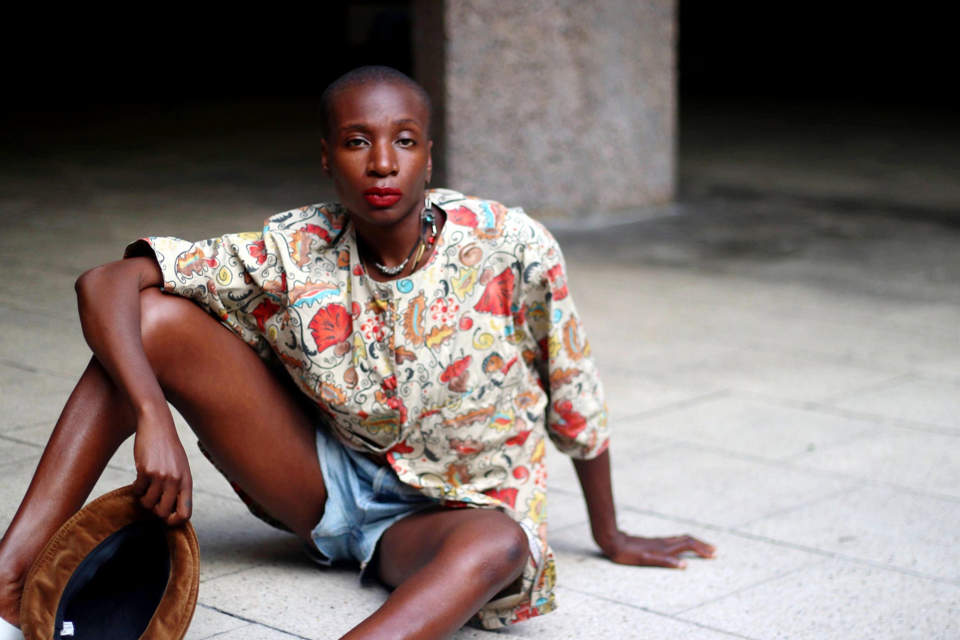 90s Redford Shirtmakers Blouse| Vintage crazy pattern Buttoned Down Shirt| Maximalist unisex quirky oversized brown shirt