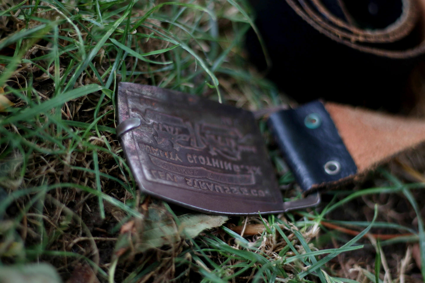 70s Levi's Strauss Belt | Americana inspired Leather Black Belt| Western Cowgirl belt with brass buckle