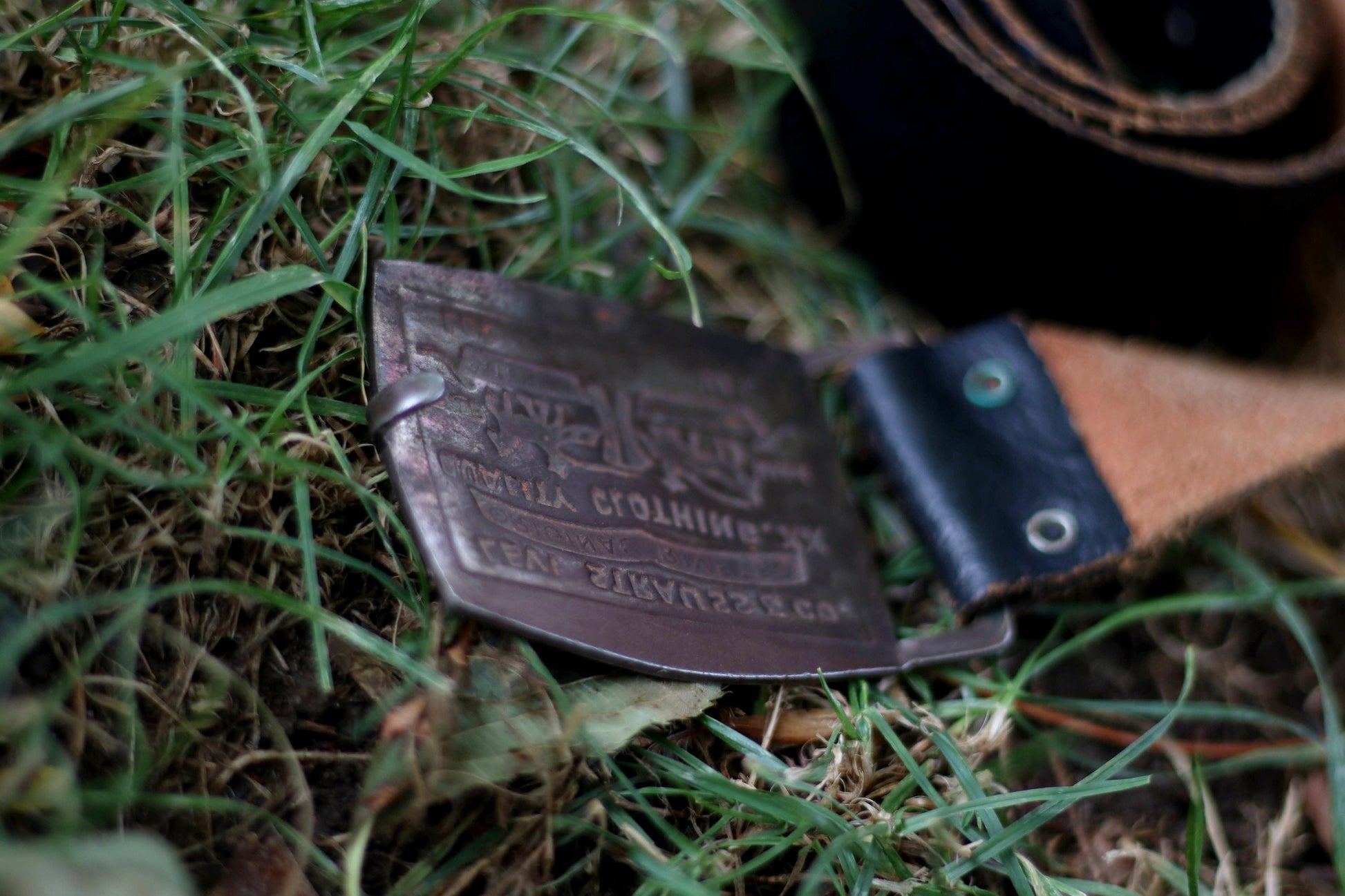 70s Levi's Strauss Belt | Americana inspired Leather Black Belt| Western Cowgirl belt with brass buckle