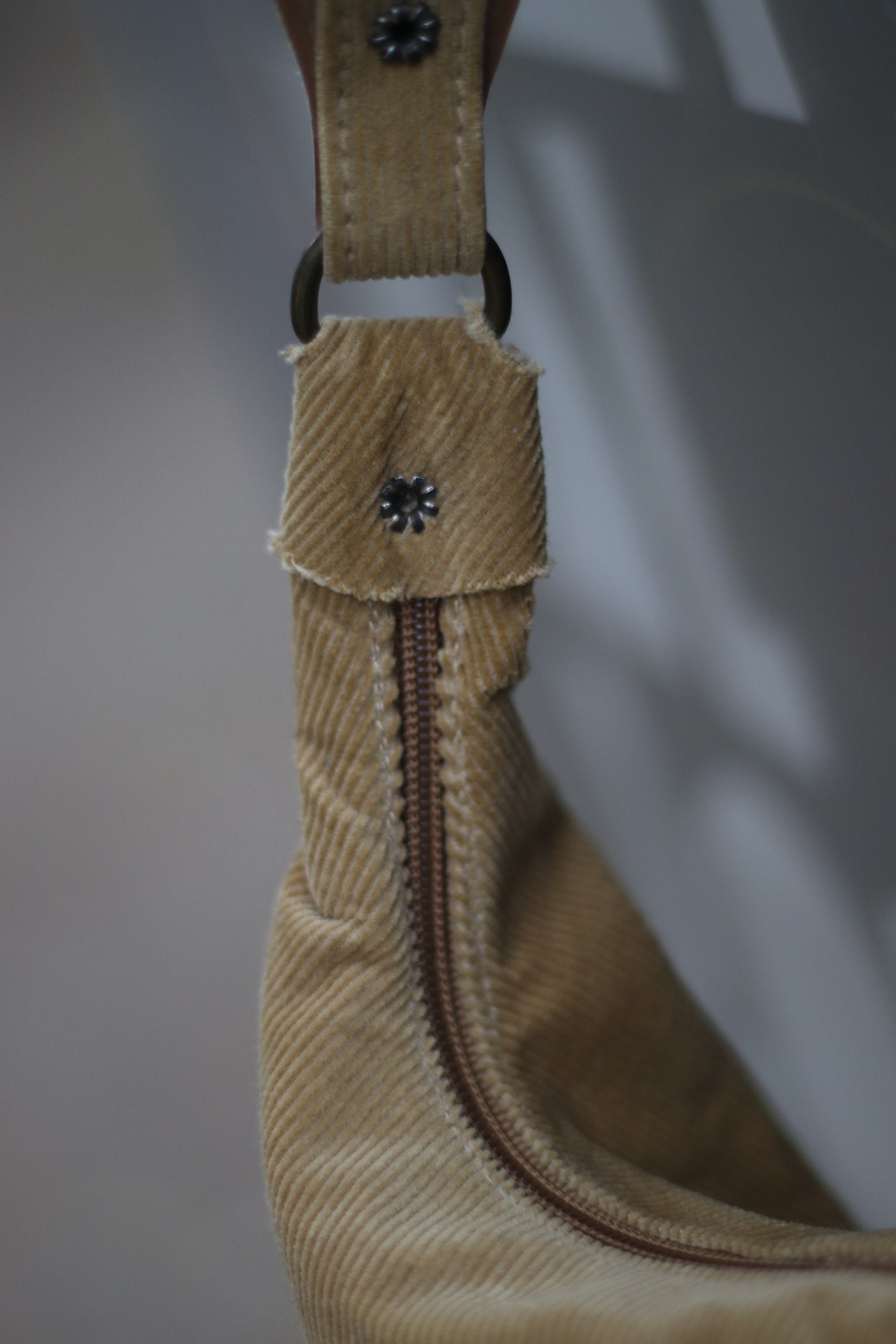 Vintage Patchwork Bag| Y2K kitch brown canvas handbag| Streetstyle rave bag