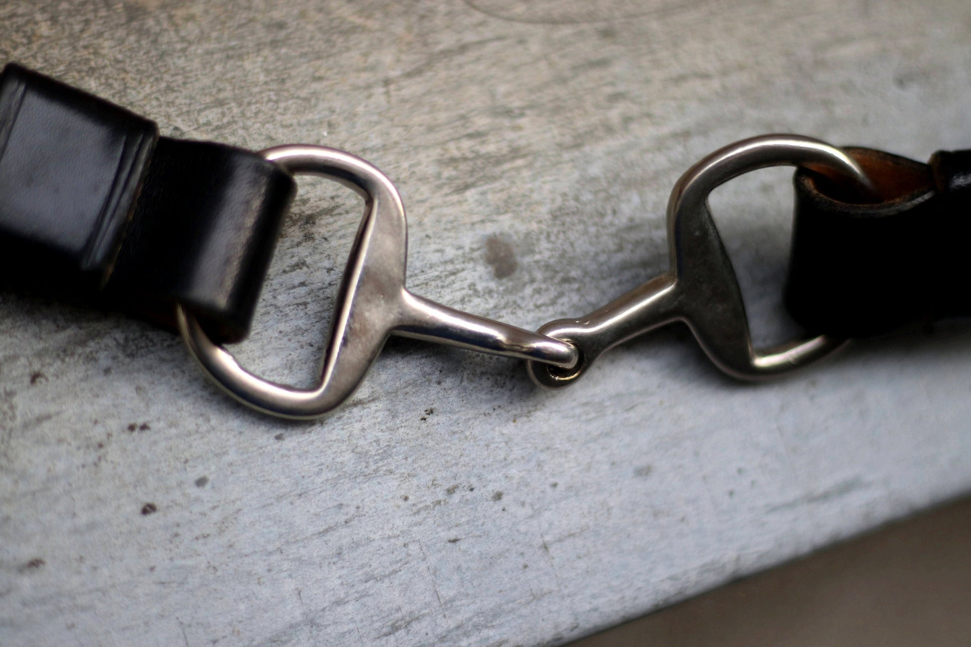 Vintage Minimalist Belt| 90s black leather belt | Unique avantgarde belt with silver buckle