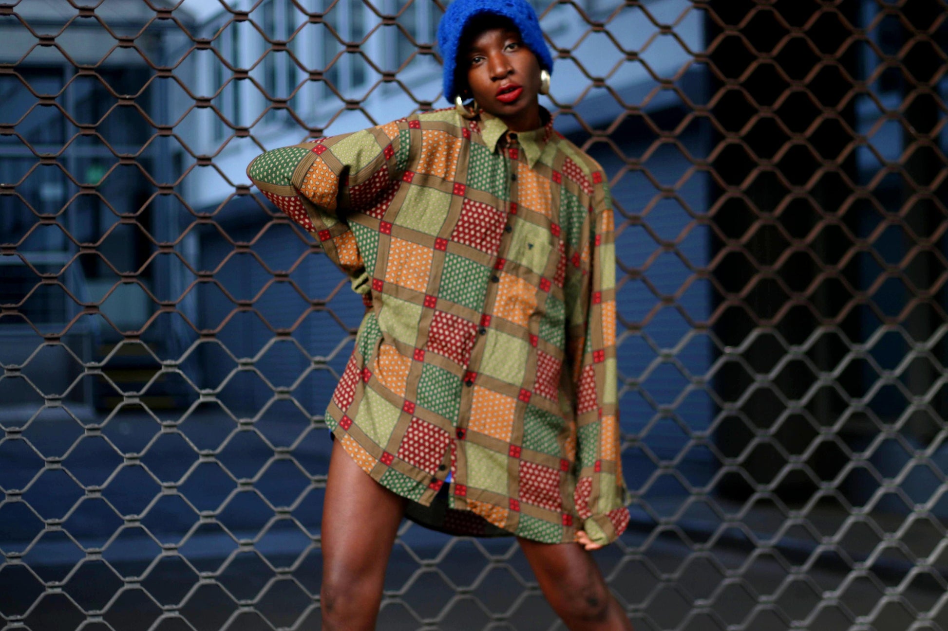 80s Soleiado Patchwork Shirt| Vintage unisex crazy patterned shirt| Hippy inspired brown blouse