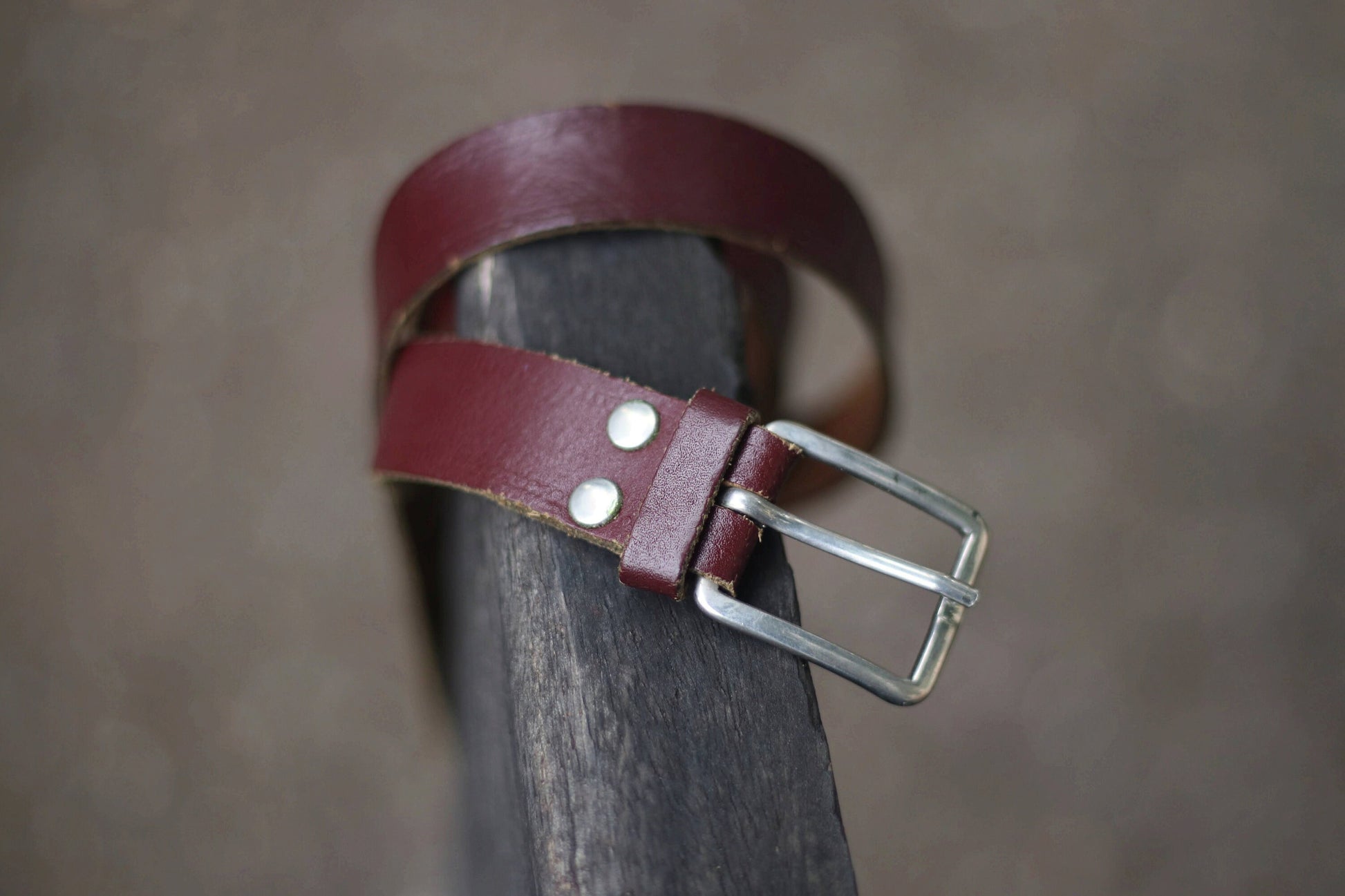 90s Minimalist Belt | Vintage leather belt with silver colored buckle| Classic Capsule Wardrobe Leather belt