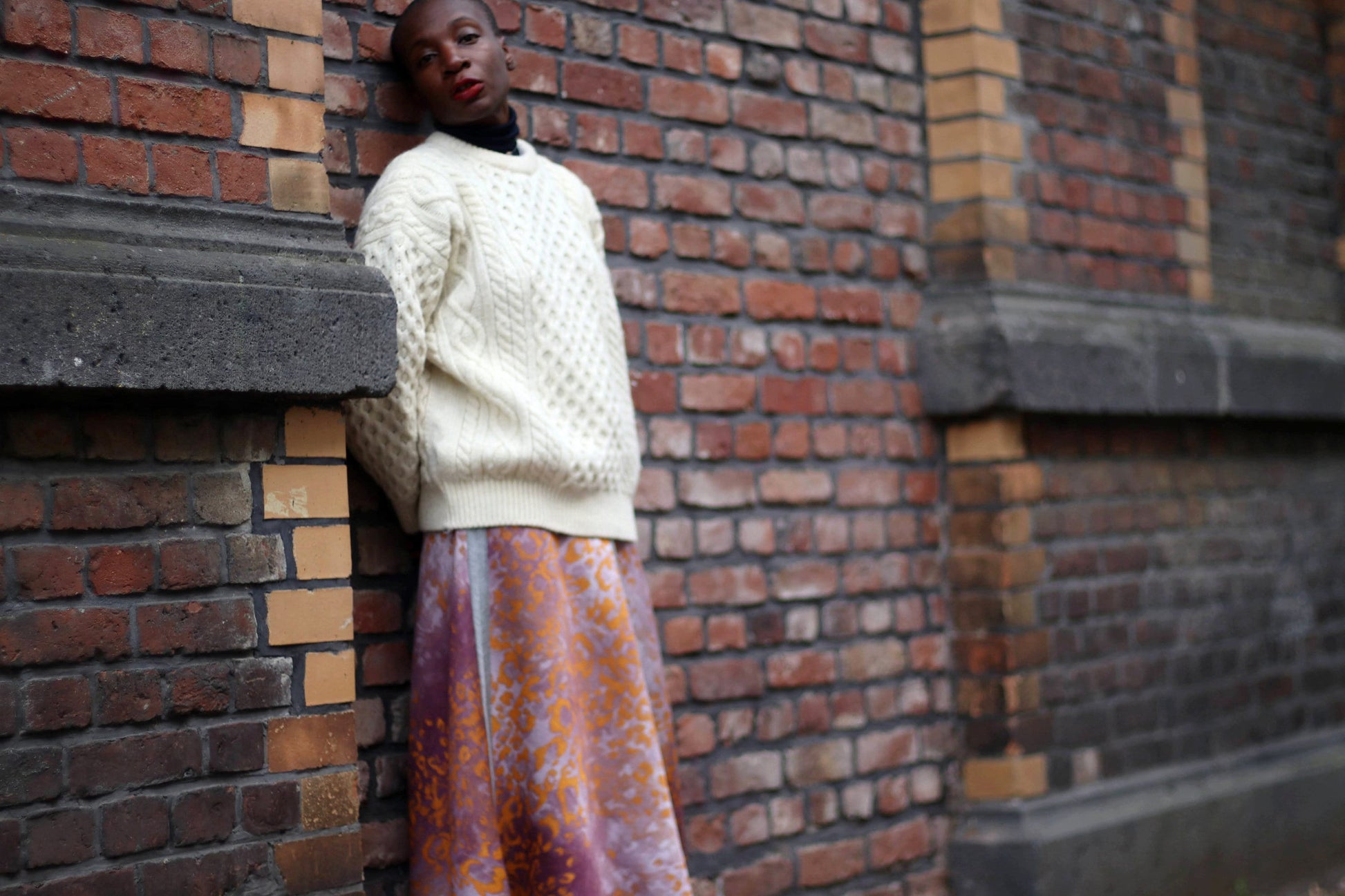 90s Irish chunky knit Sweater| Vintage Woolen Cableknit Chic white jumper | Cozy long sleeved sweater