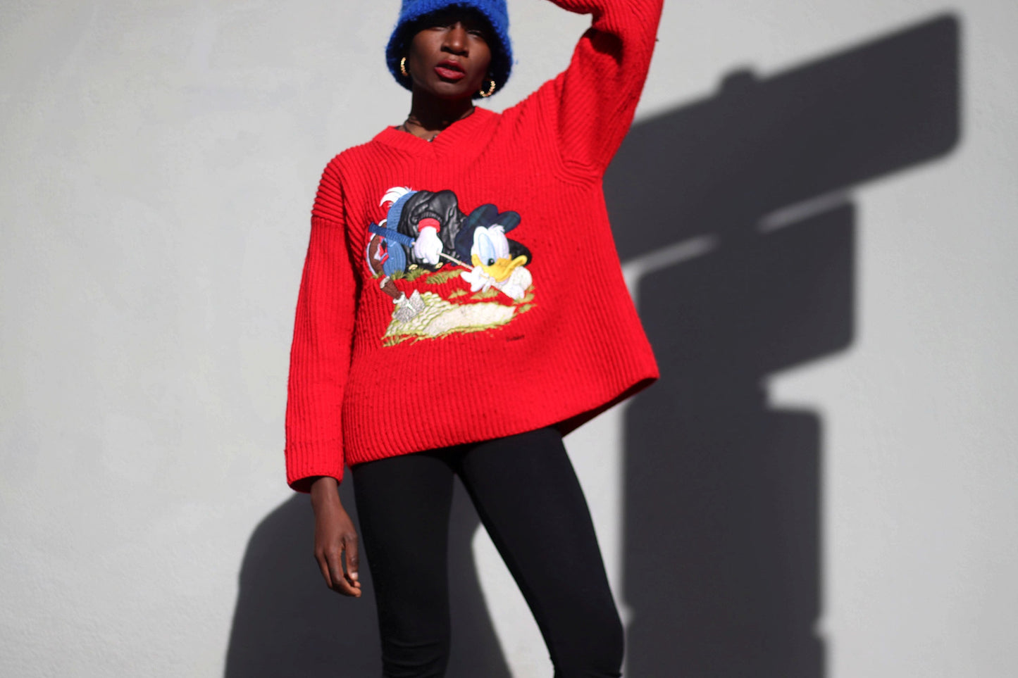 90s Emmanuel Schvili Sweater | Vintage Unisex crazy print knit