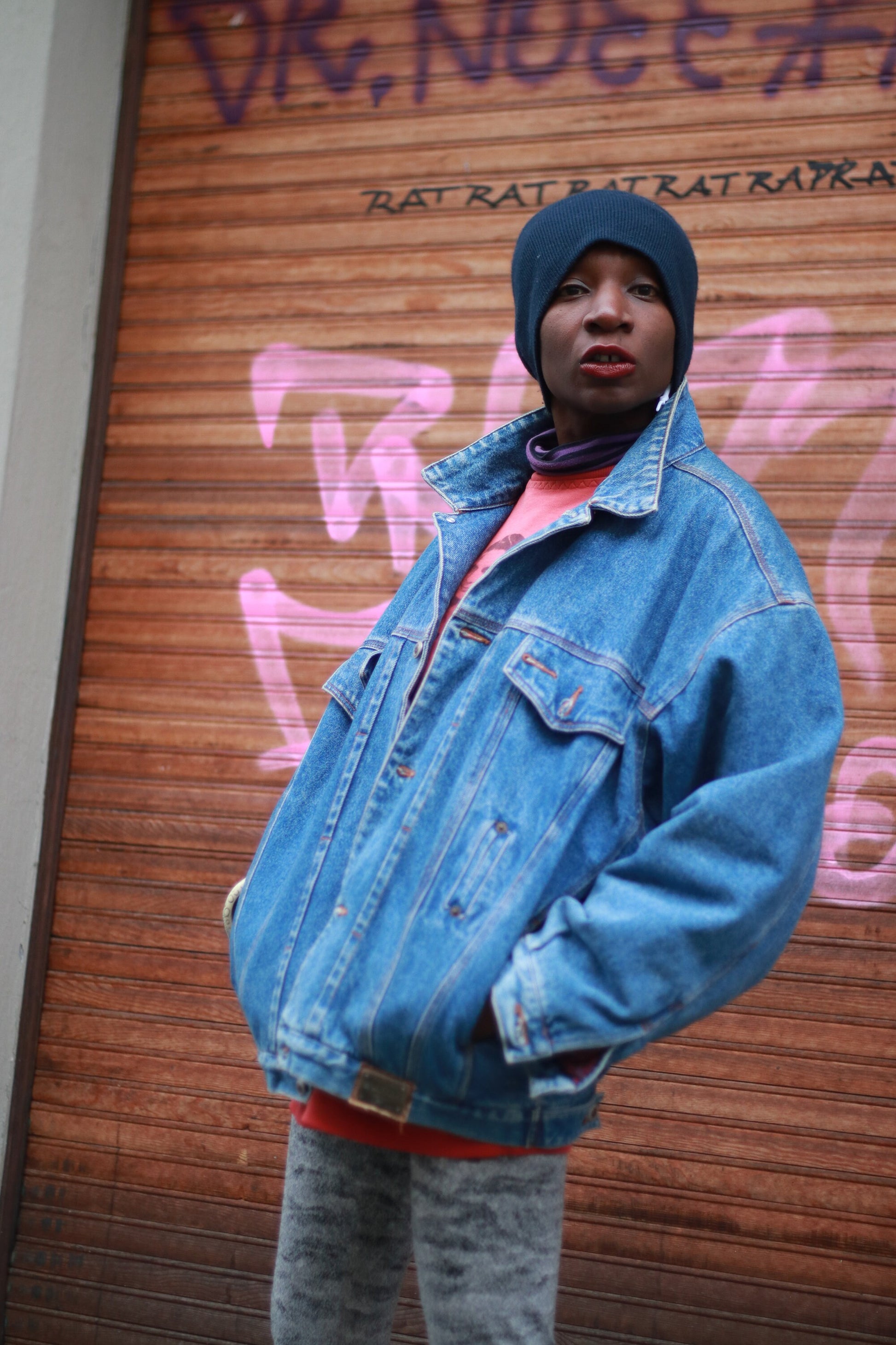 90s Denim Jacket | Vintage Blue Jeans Jacket| Unisex Streetstyle Coat