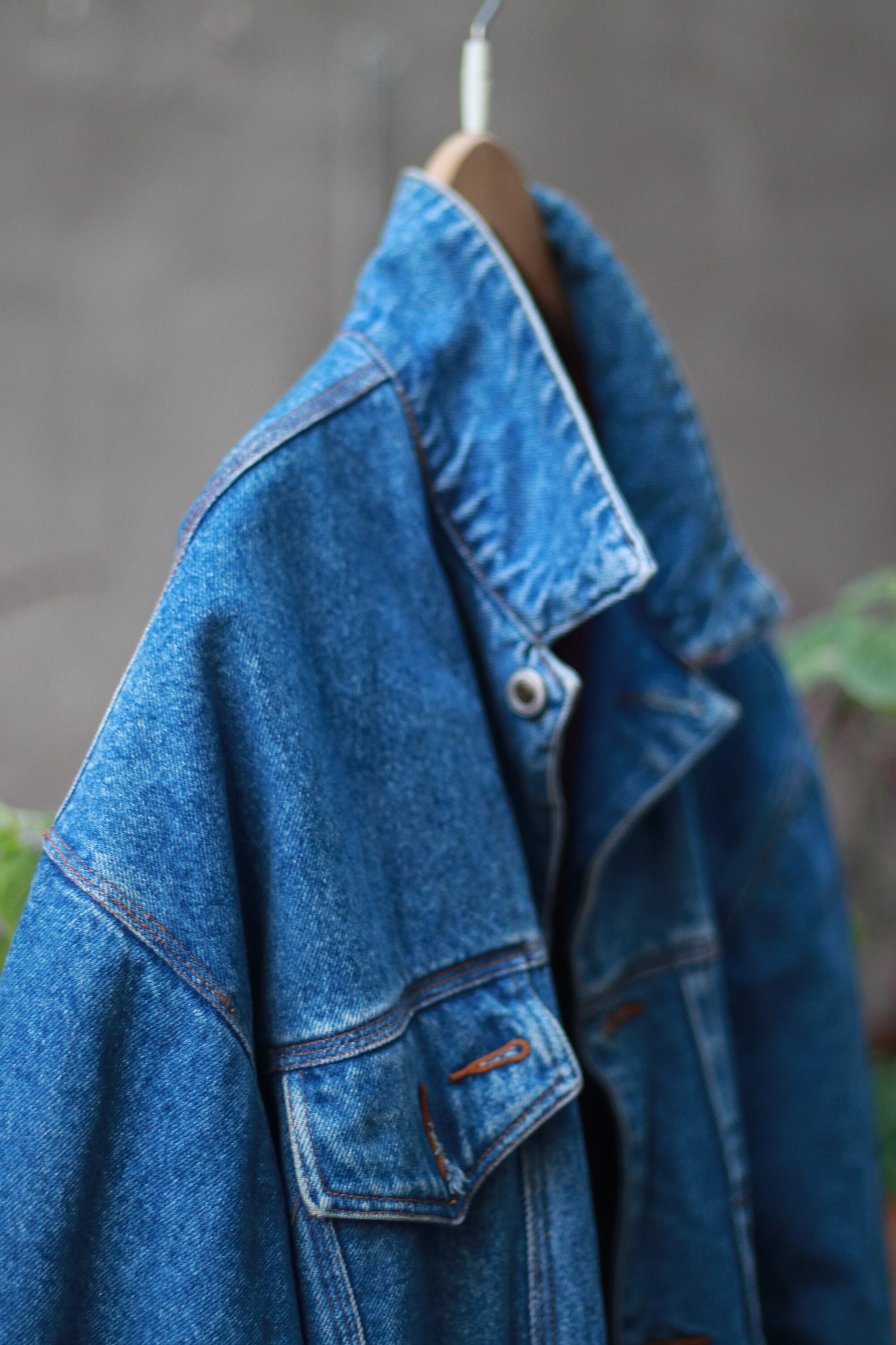 90s Denim Jacket | Vintage Blue Jeans Jacket| Unisex Streetstyle Coat